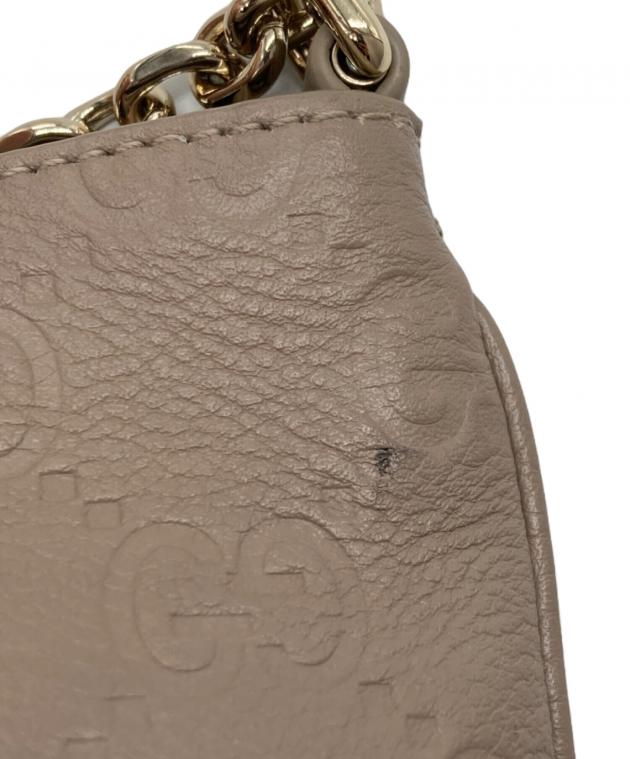 中古・古着通販】GUCCI (グッチ) GGエンブレム ミディアム チェーン
