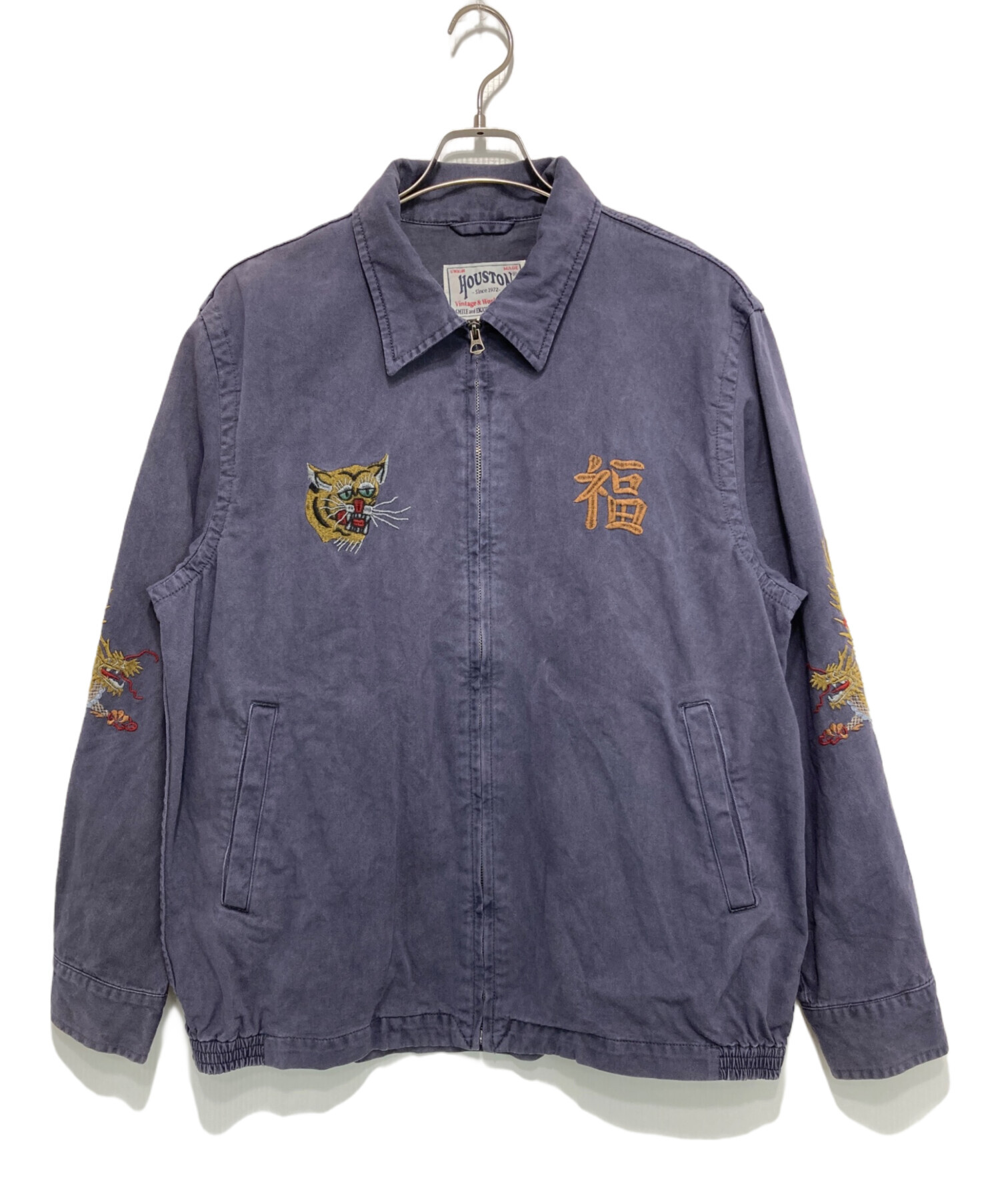 新品＊HOUSTON ピグメントジャケット ベトジャン ベトナム RD M 中古・古着通販】HOUSTON (ヒューストン) ピグメント加工 ベトナム