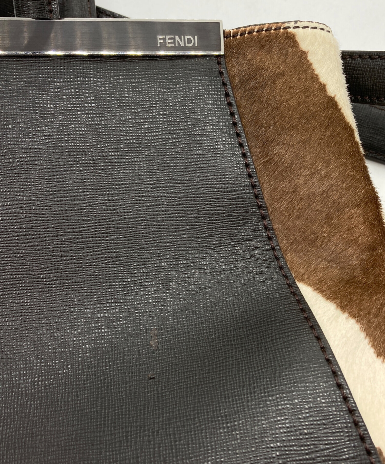 中古・古着通販】FENDI (フェンディ) トゥージュール ハラコ切替 2WAY