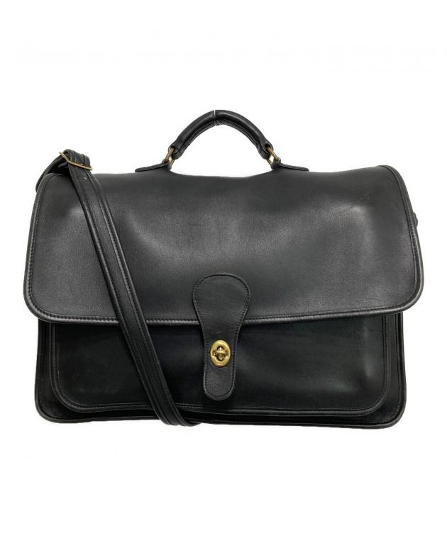 【希少】オールドコーチ メトロポリタン ブリーフケース 2way 茶 9122 中古・古着通販】COACH (コーチ) メトロポリタン ブリーフケース