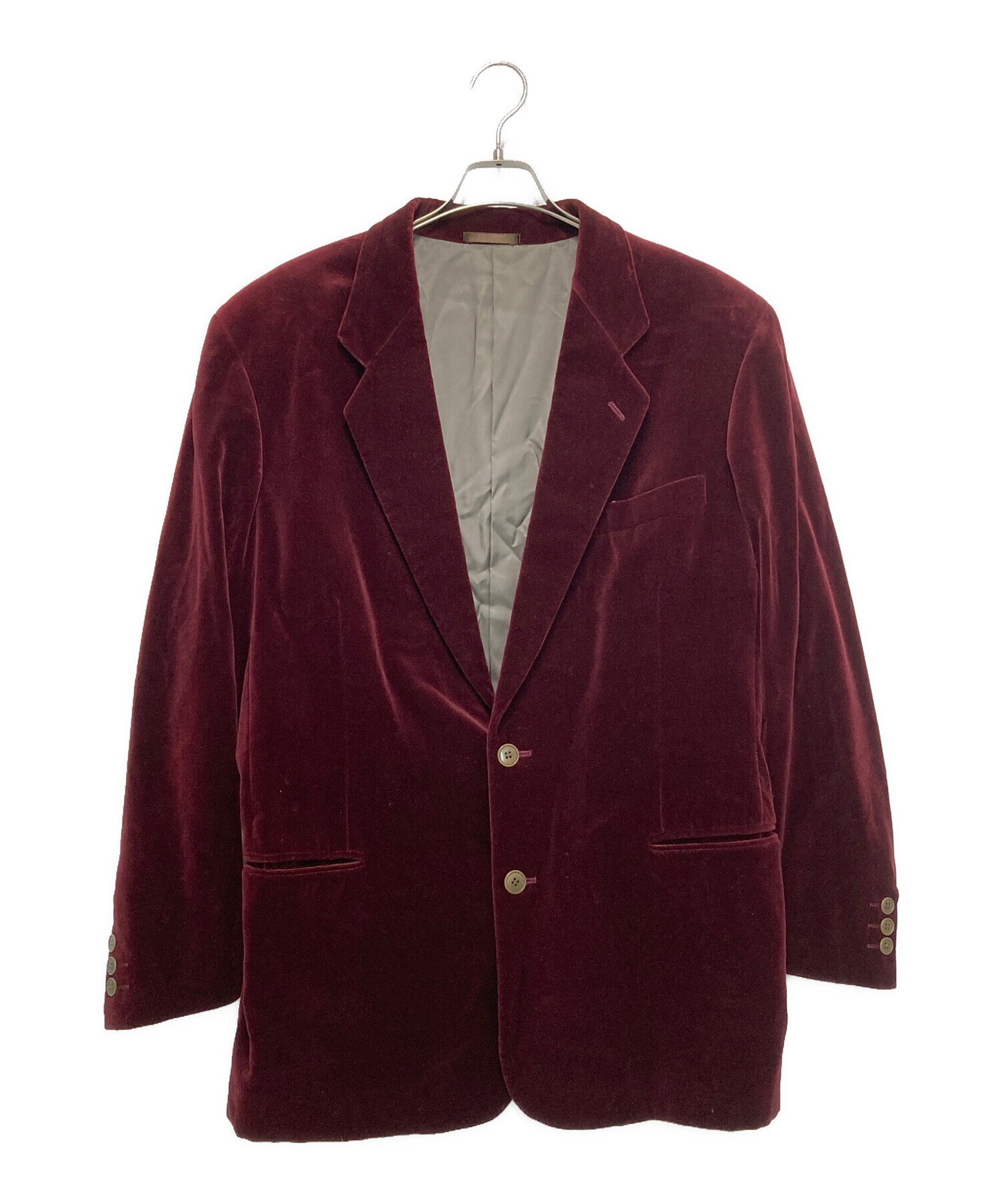EMPORIO ARMANI テーラードジャケット　ベロア 中古・古着通販】EMPORIO ARMANI (エンポリオ アルマーニ) ベロア