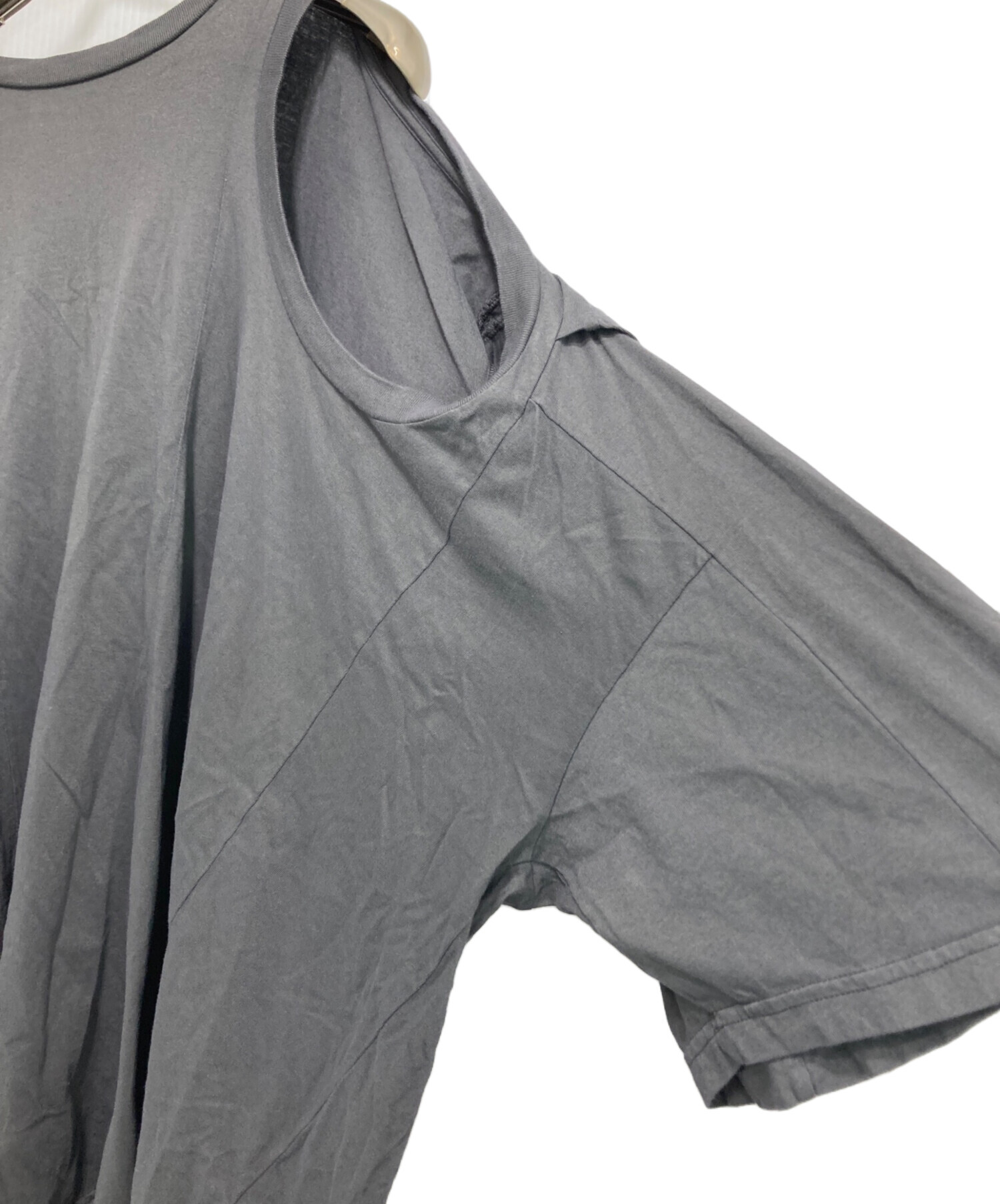 h*i様 maison margiela コットン ダブルスプライスド 変形 T 中古・古着通販】Maison Margiela (メゾンマルジェラ) ダブルス
