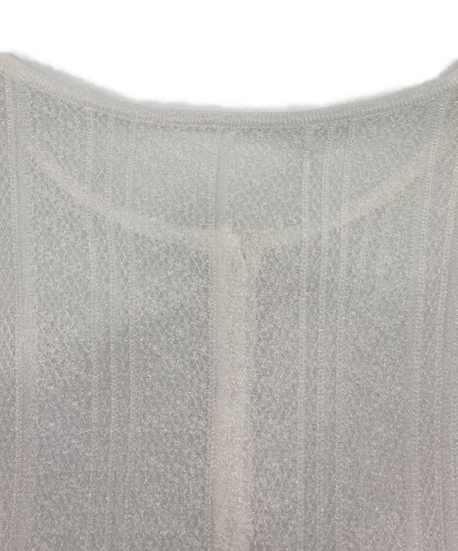 中古・古着通販】HER LIP TO (ハーリップトゥ) Shimmer Knit Peplum