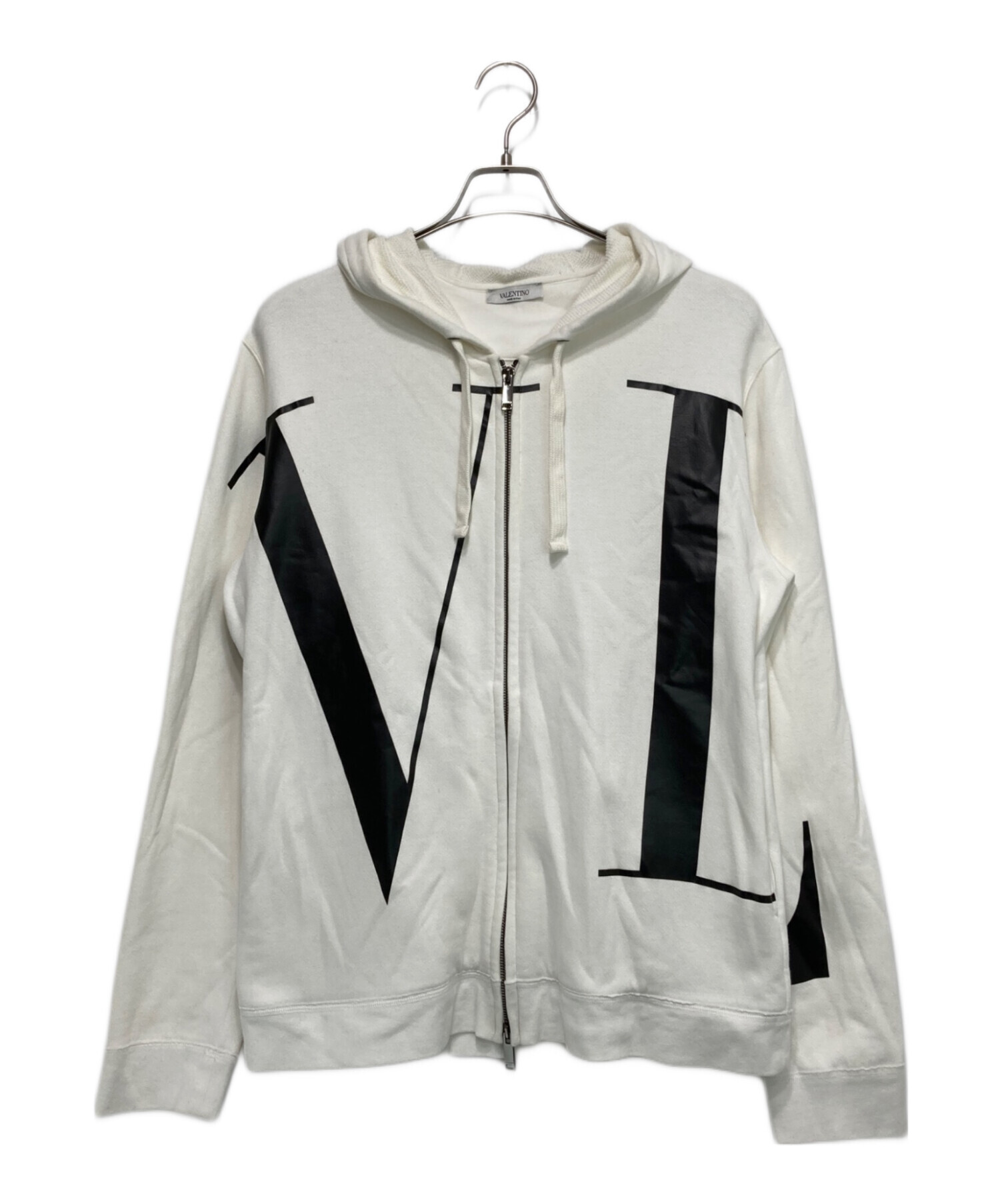 中古・古着通販】VALENTINO (ヴァレンティノ) ロゴプリント ジップ