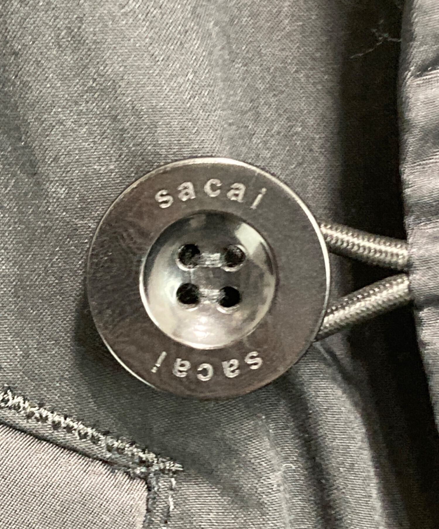 中古・古着通販】sacai (サカイ) MILITARY COAT ブラック サイズ:SIZE