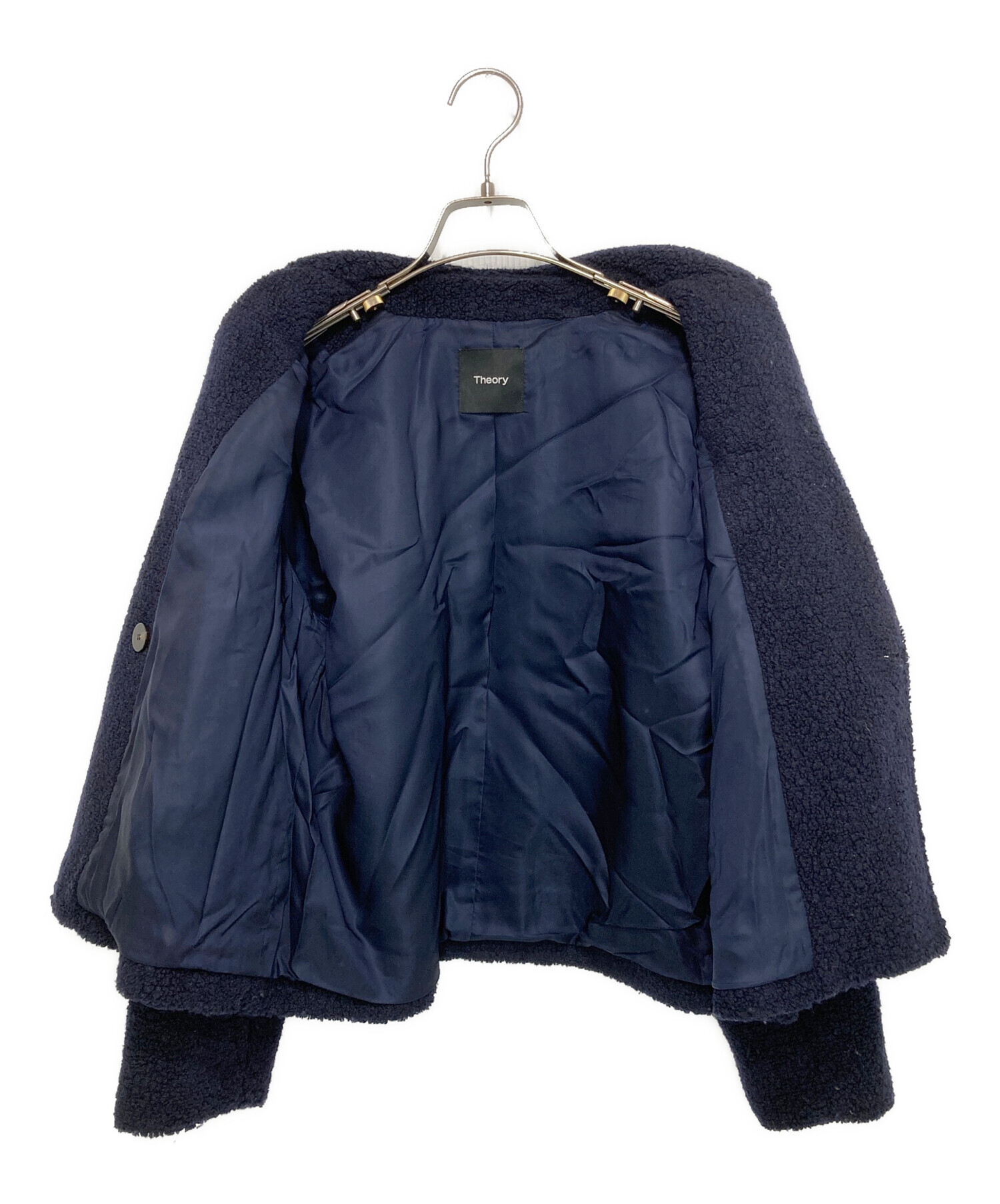 中古・古着通販】theory (セオリー) TEDDY FLEECE FAUX FUR PEACOAT