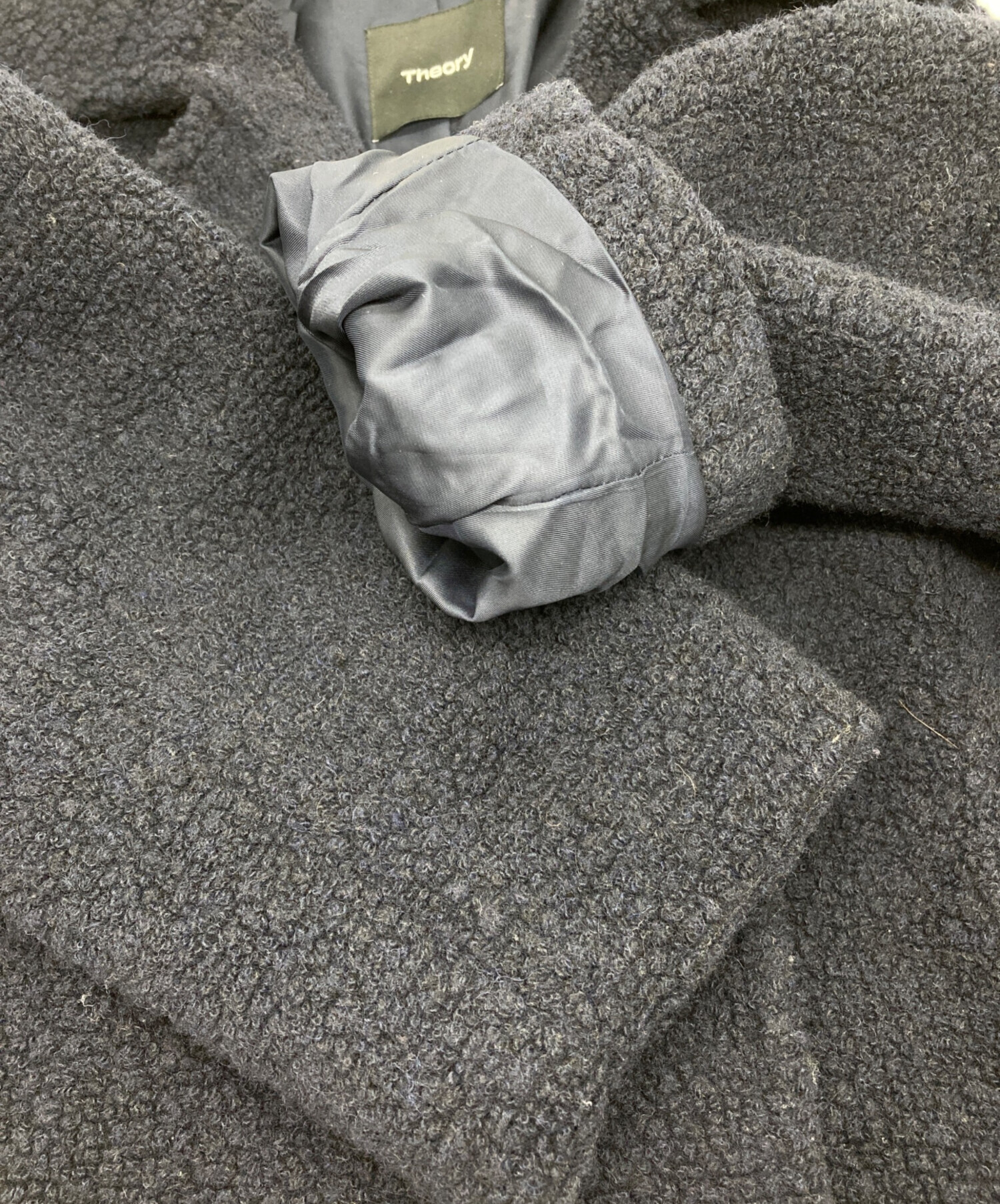 中古・古着通販】theory (セオリー) TEDDY FLEECE FAUX FUR PEACOAT