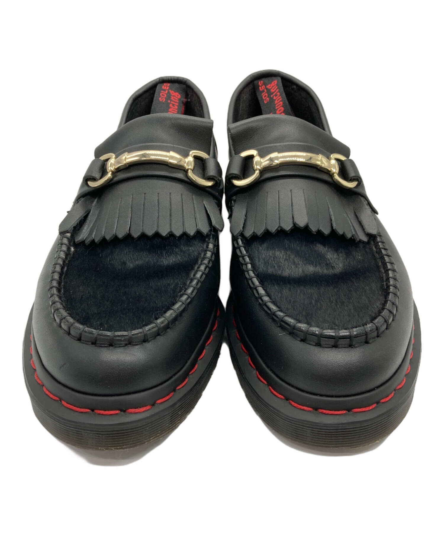 【極美品】ドクターマーチン UK5 エイドリアン スナッフル ハラコ レオパード 中古・古着通販】Dr.Martens (ドクターマーチン) ADRIAN SNAFFLE CNY
