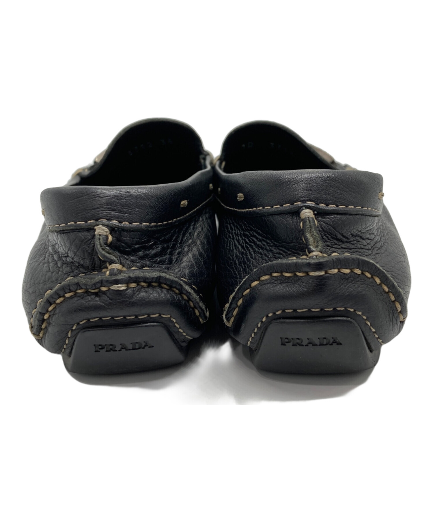 中古・古着通販】PRADA (プラダ) ドライビングシューズ ブラック