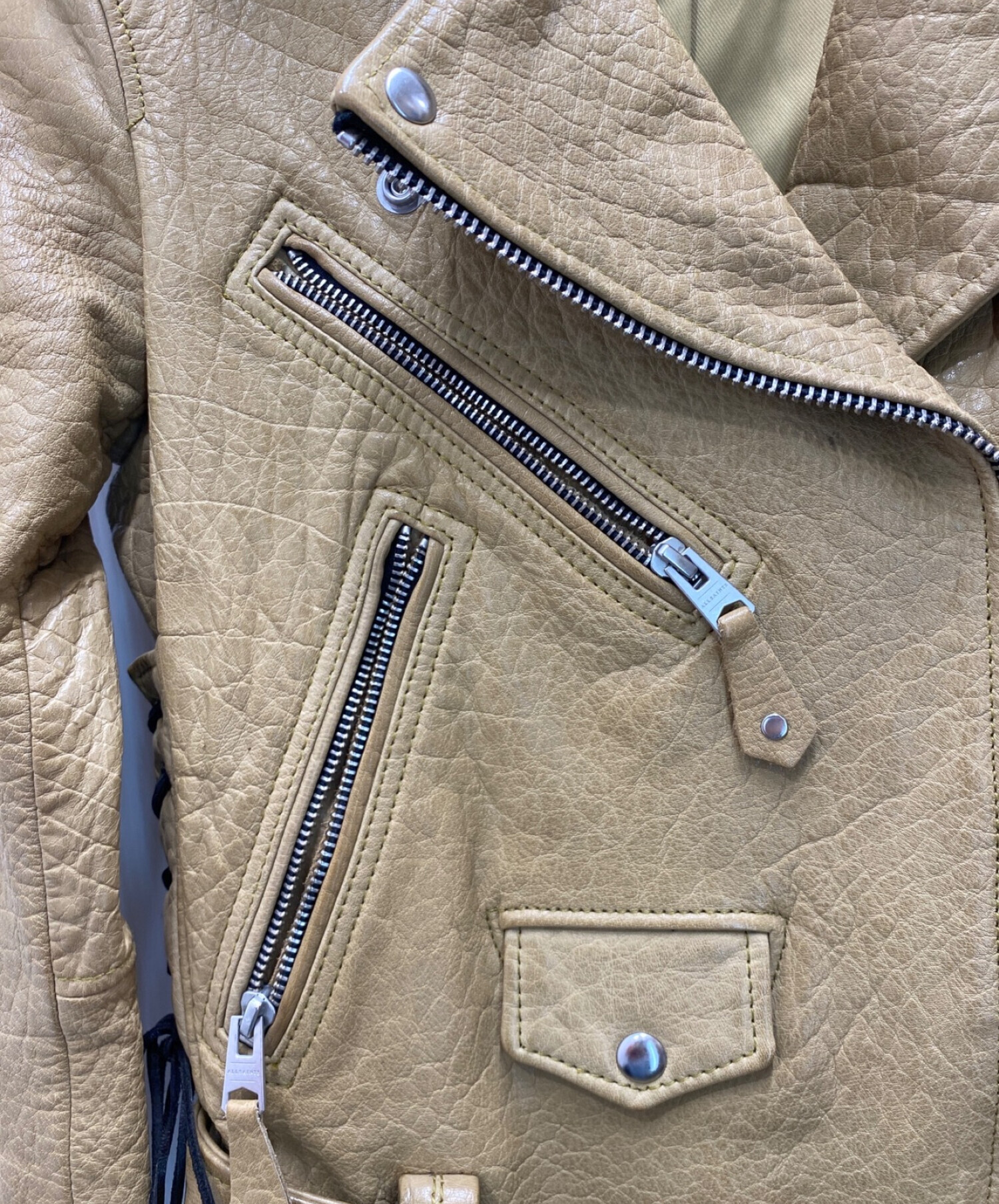 ふかみさallsaints オールセインツ　ライダースジャケット　サンローラン 中古・古着通販】ALL SAINTS (オールセインツ) ライダース