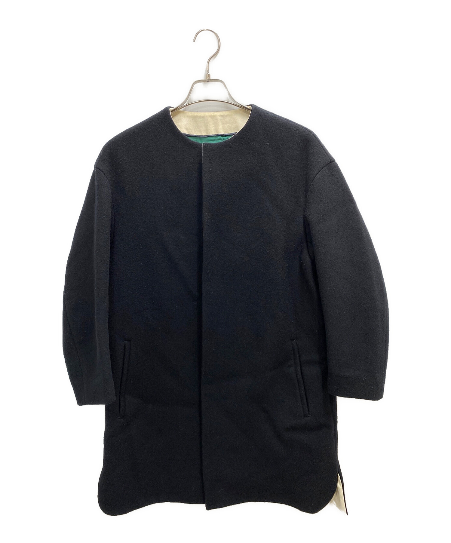 Drawer ドロワー コート（その他） レディース 【古着】【中古】 中古・古着通販】DRAWER (ドゥロワー) ドロップショルダーノーカラー