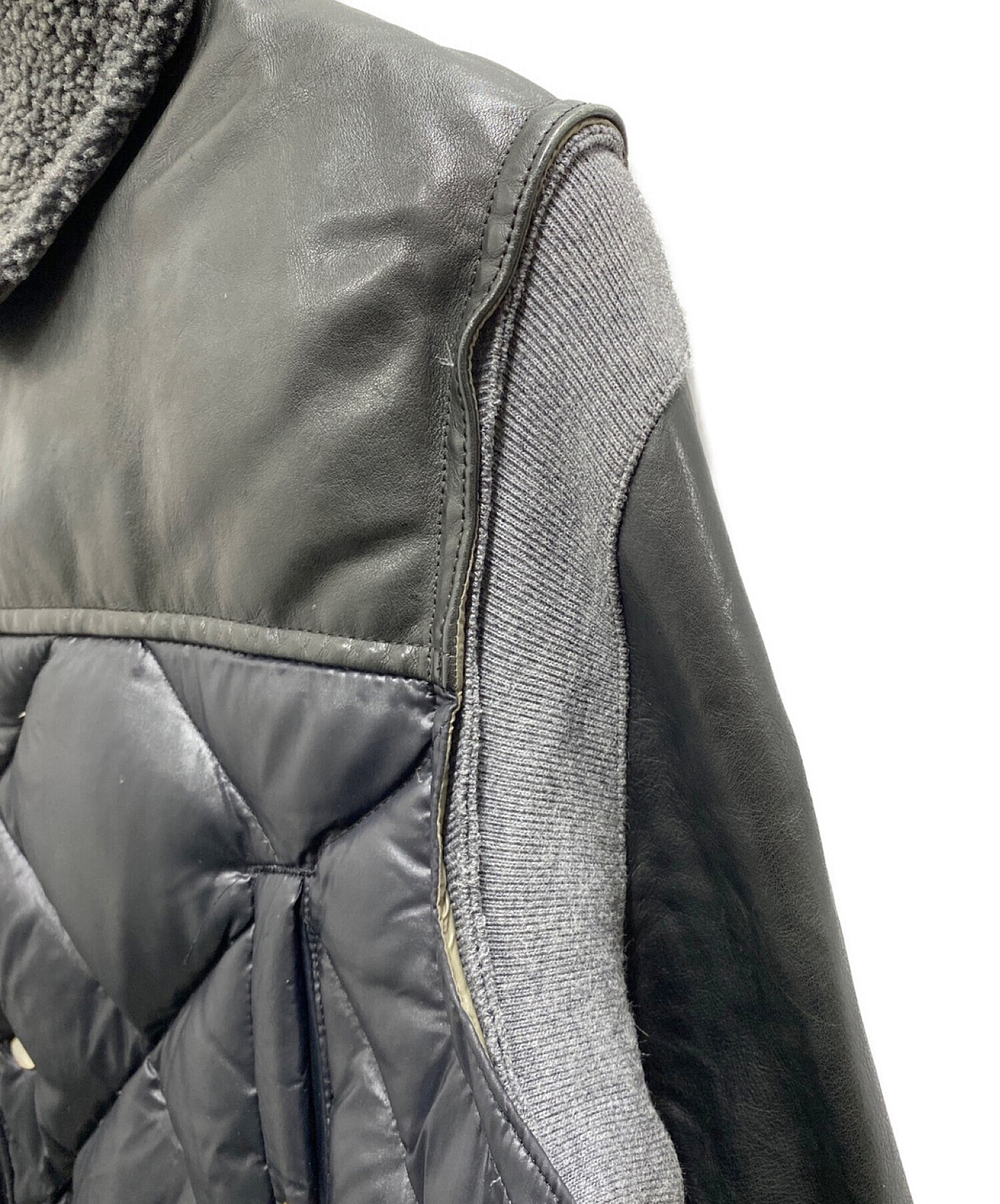 中古・古着通販】UNDERCOVERISM (アンダーカバーイズム) 13AW 袖レザー 