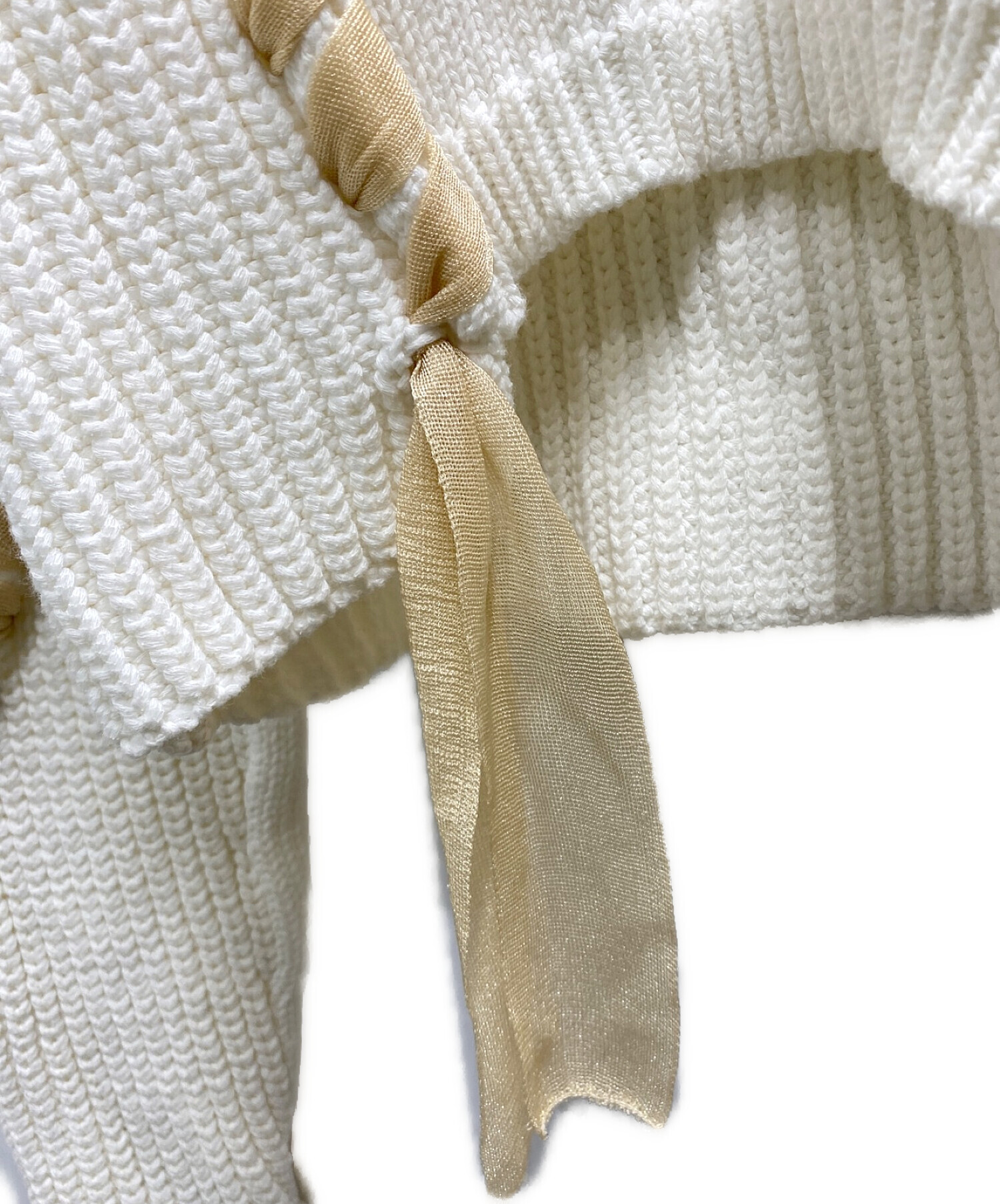 中古・古着通販】UN3D. (アンスリード) ブレイドショートニット