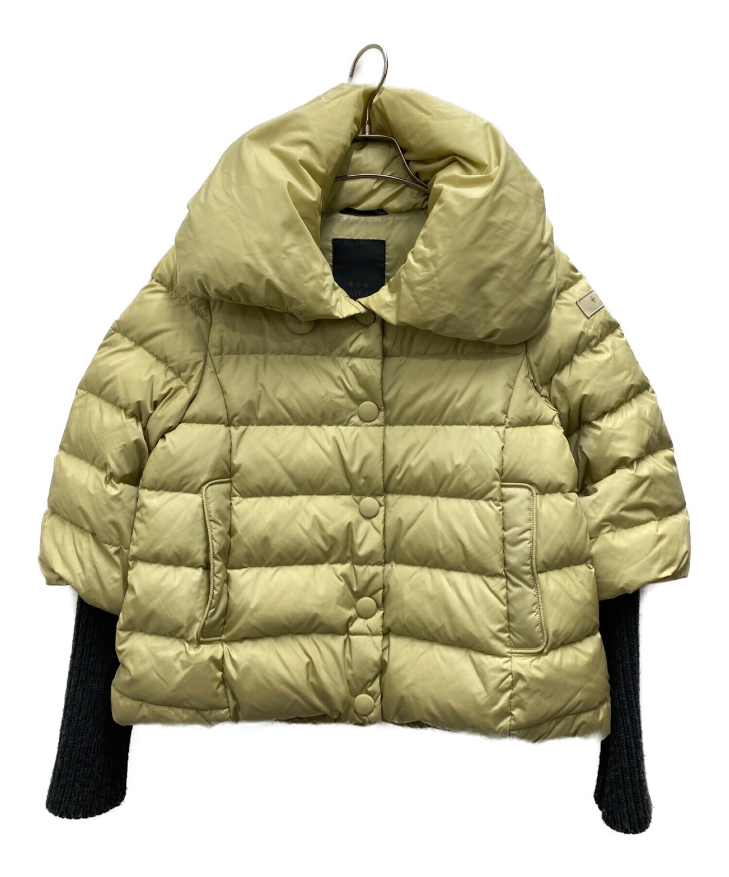 タトラス袖リブショートダウン タトラス袖リブショートダウン