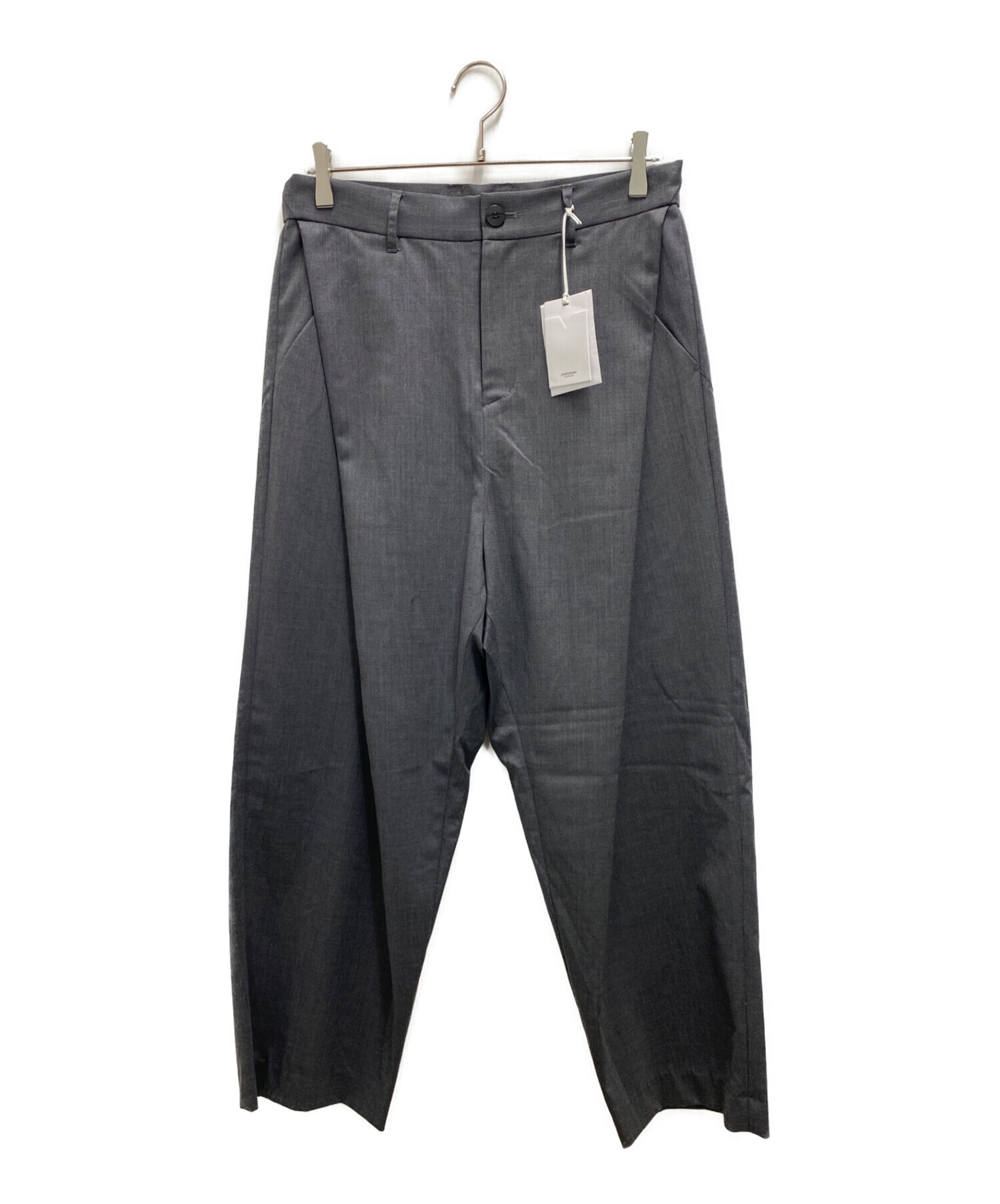 中古・古着通販】yoshio kubo (ヨシオクボ) シルクウールワイドパンツ 