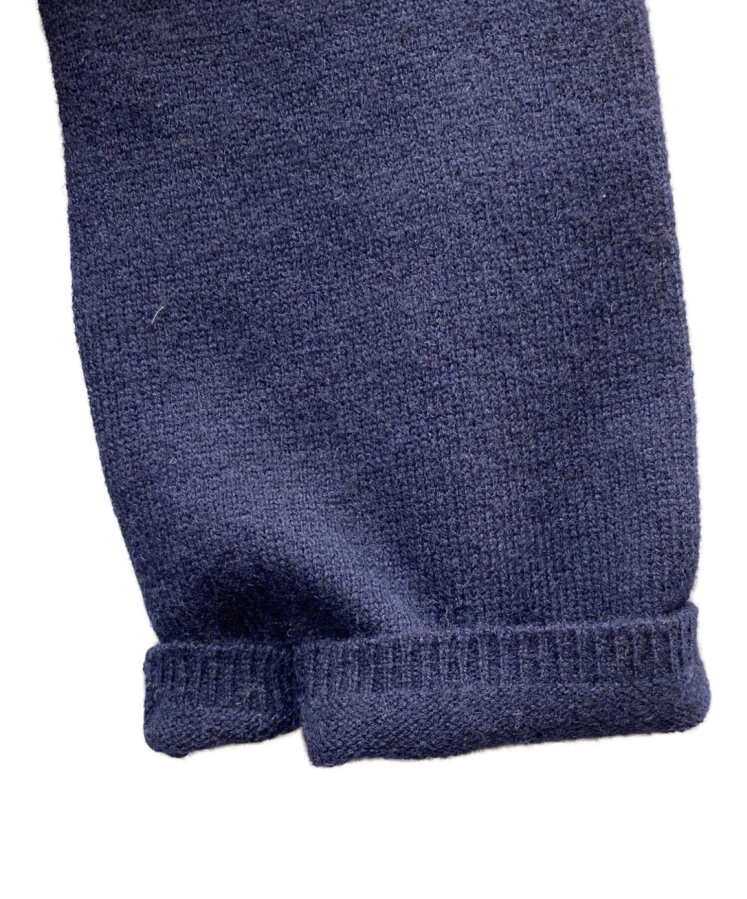 【メゾンマルジェラ】ニットワンピース カシミア混 ナンバータグ ネイビー XS 中古・古着通販】Maison Margiela 4 (メゾンマルジェラ 4) カシミヤ混