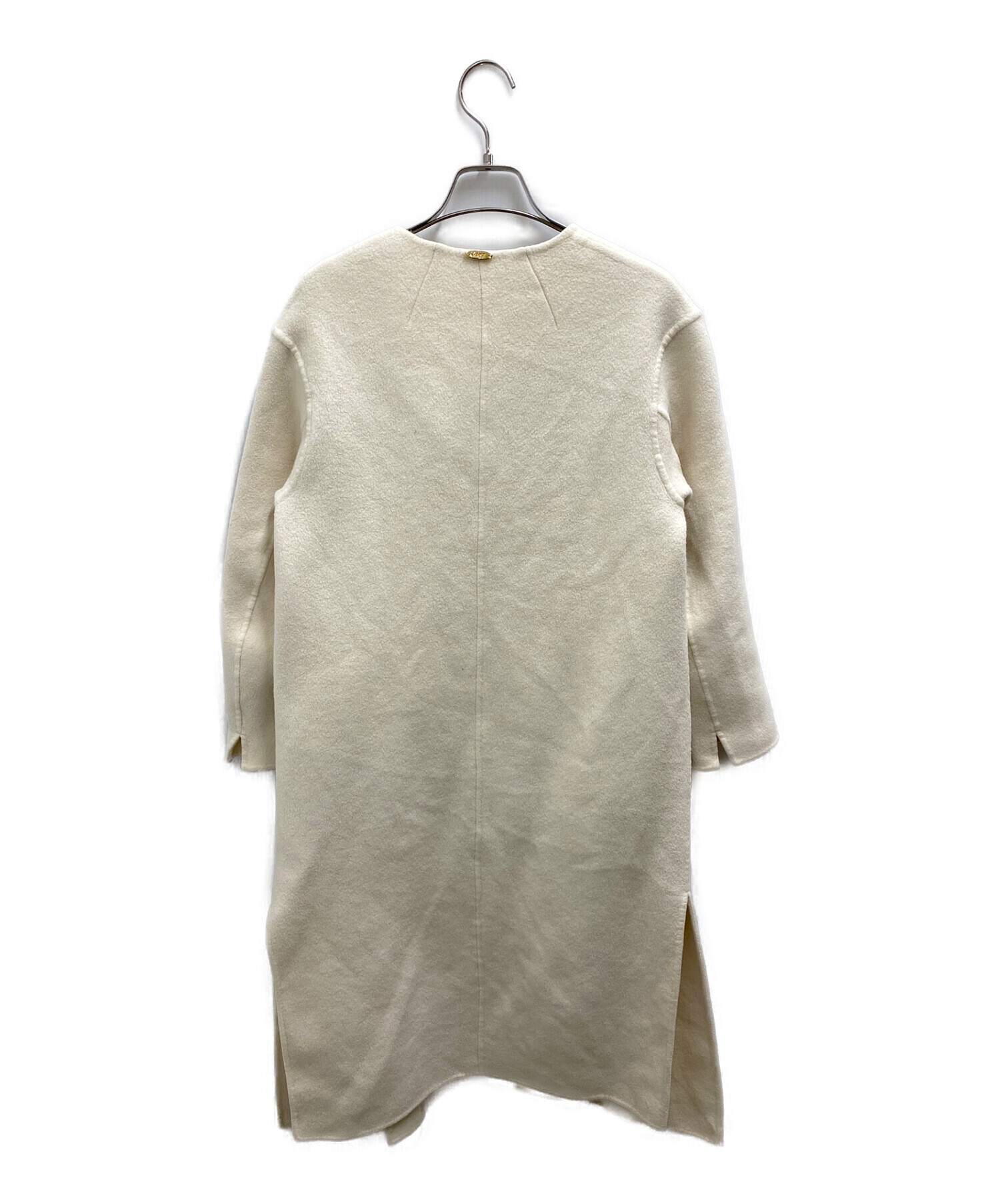 Victorianリバーノーカラーコート 38 専用☆Deuxieme Classe