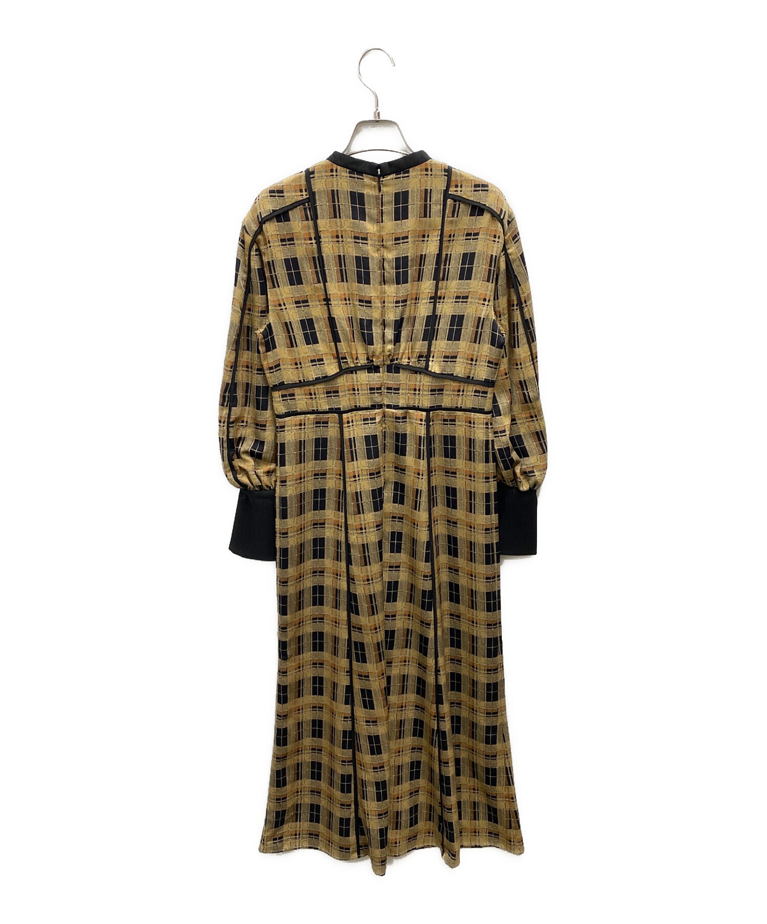 中古・古着通販】CLANE (クラネ) CHECK PIPING ONE PIECE