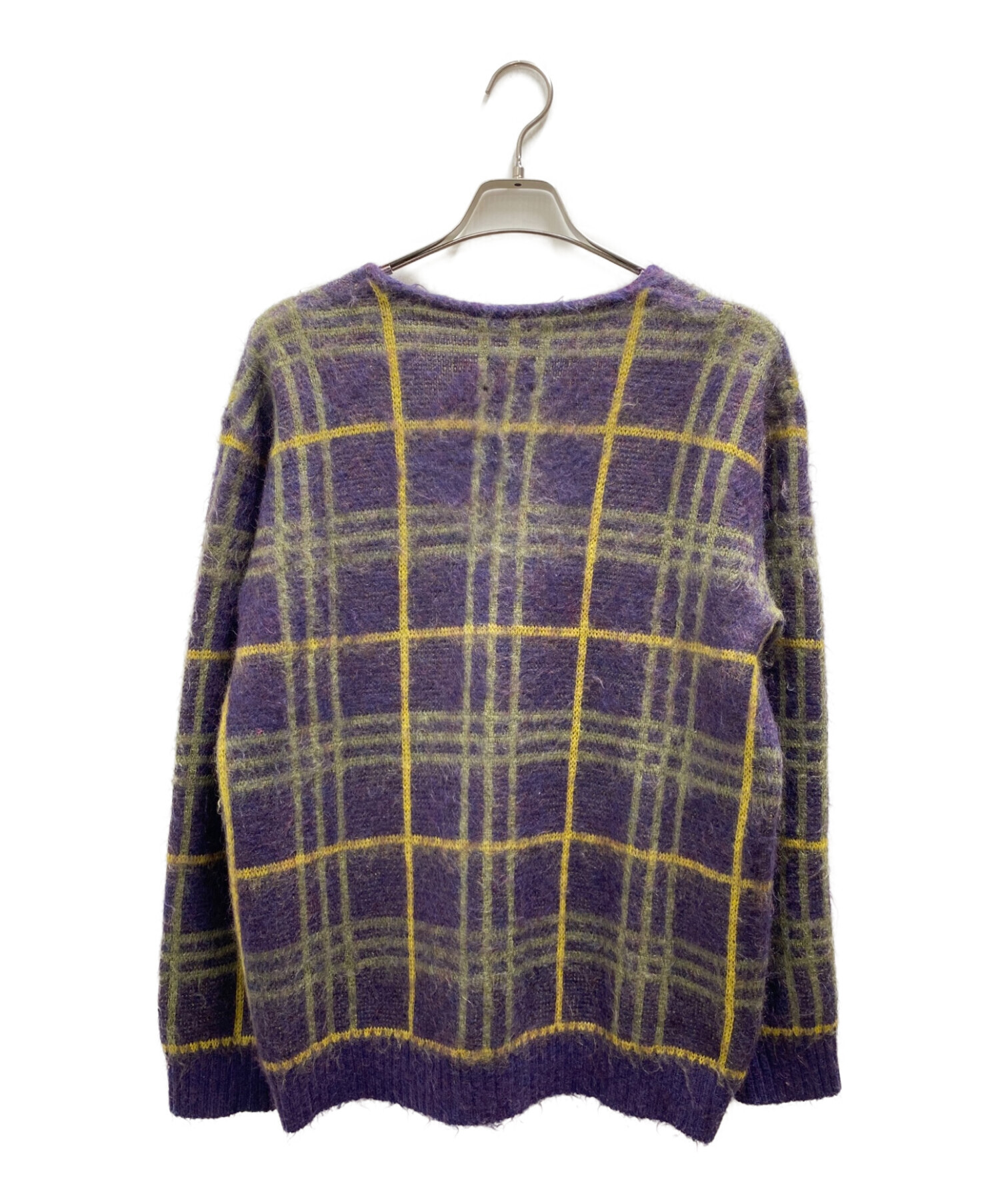 中古・古着通販】Needles (ニードルズ) モヘヤカーディガン パープル