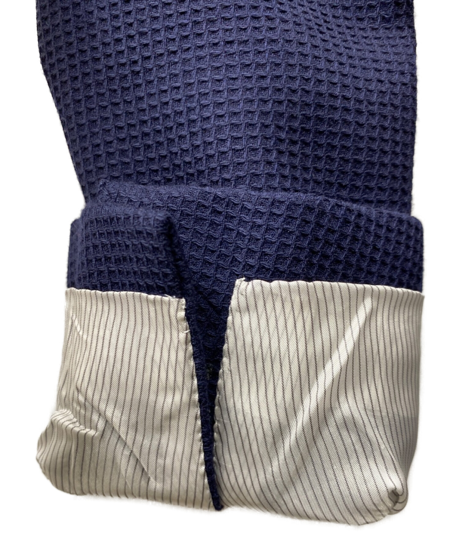 中古・古着通販】CARUSO (カルーゾ) ダブルジャケット ネイビー サイズ