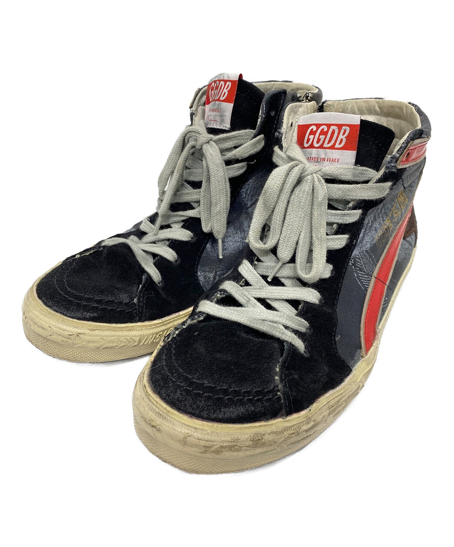 中古・古着通販】GOLDEN GOOSE (ゴールデングース) SLIDEハイカット 
