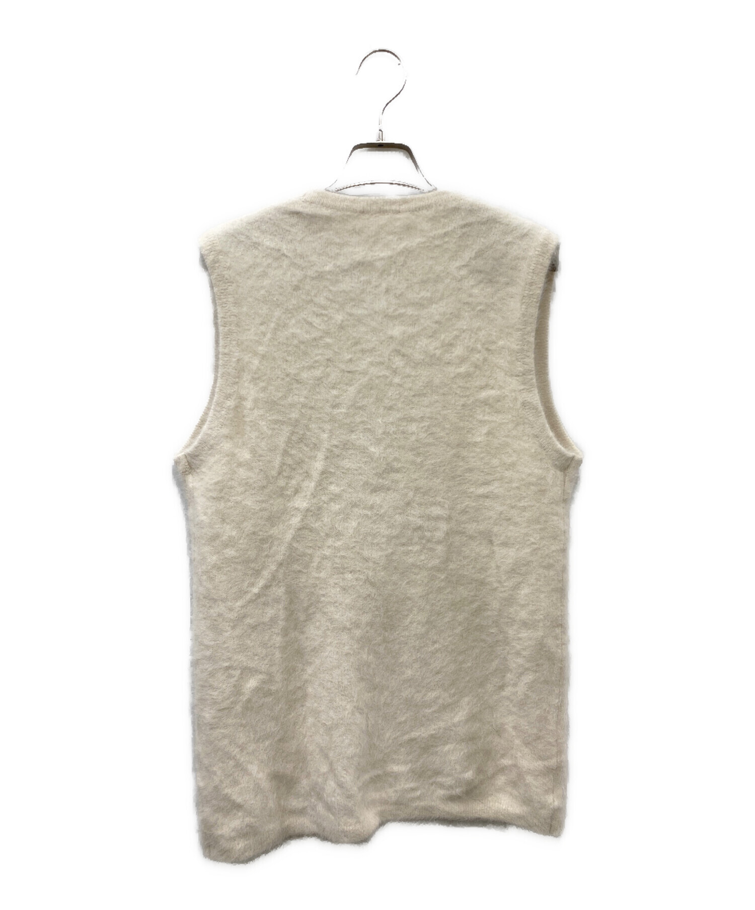 【年末値下】【タグ付き新品】DES PRES デプレ カシミア混ウール ベスト 中古・古着通販】DES PRES (デ プレ) フォックスカシミヤ Vネック