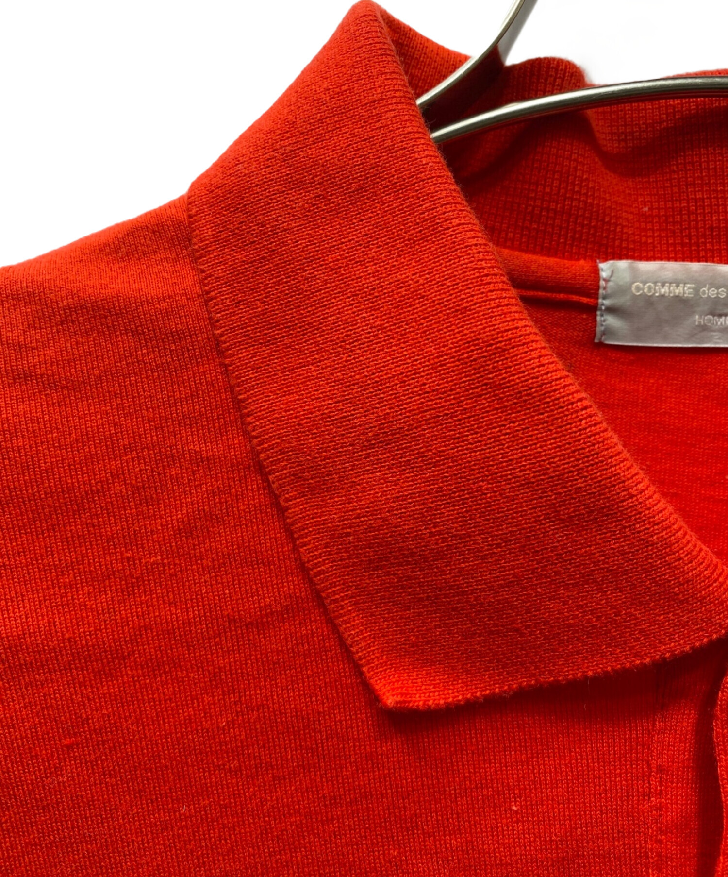 コムデギャルソンオム 田中オム 赤ポロシャツ comme des garcons 中古・古着通販】COMME des GARCONS HOMME (コムデギャルソン オム