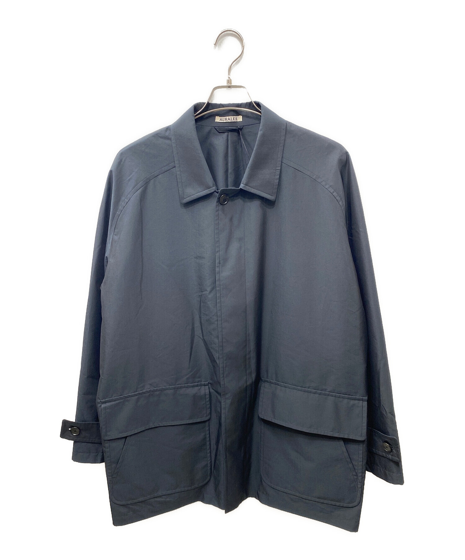美品　オーラリー FINX POLYESTER WEATHER BLOUSON FINX POLYESTER WEATHER CHAMBRAY BLOUSON AURALEE[オーラリー] Finx