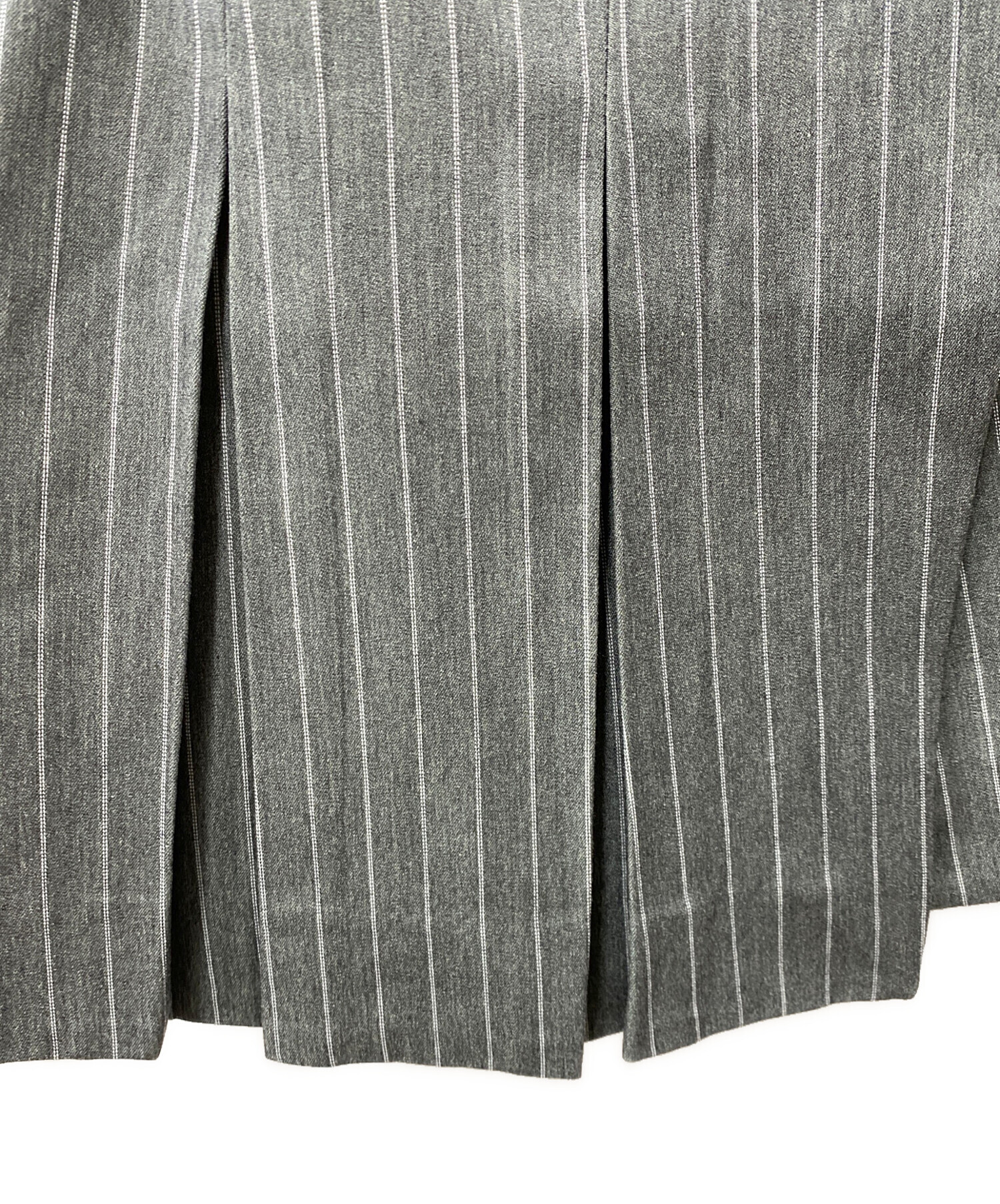 shikitari STRIPE FLARE SLACKS【GRAY】 STRIPE FLARE SLACKS【GRAY