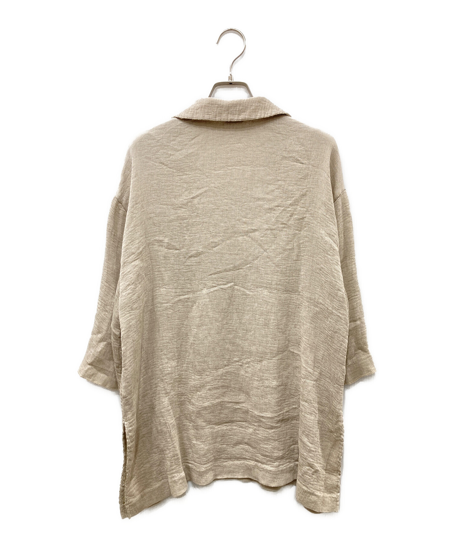中古・古着通販】CLANE (クラネ) VERTICAL JACQUARD LOOSE TOPS 