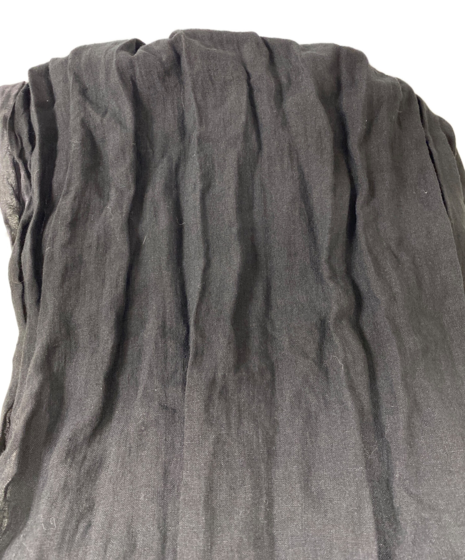 Yohji Yamamoto] リネンストール Y'S ヨウジヤマモト リネンシルク