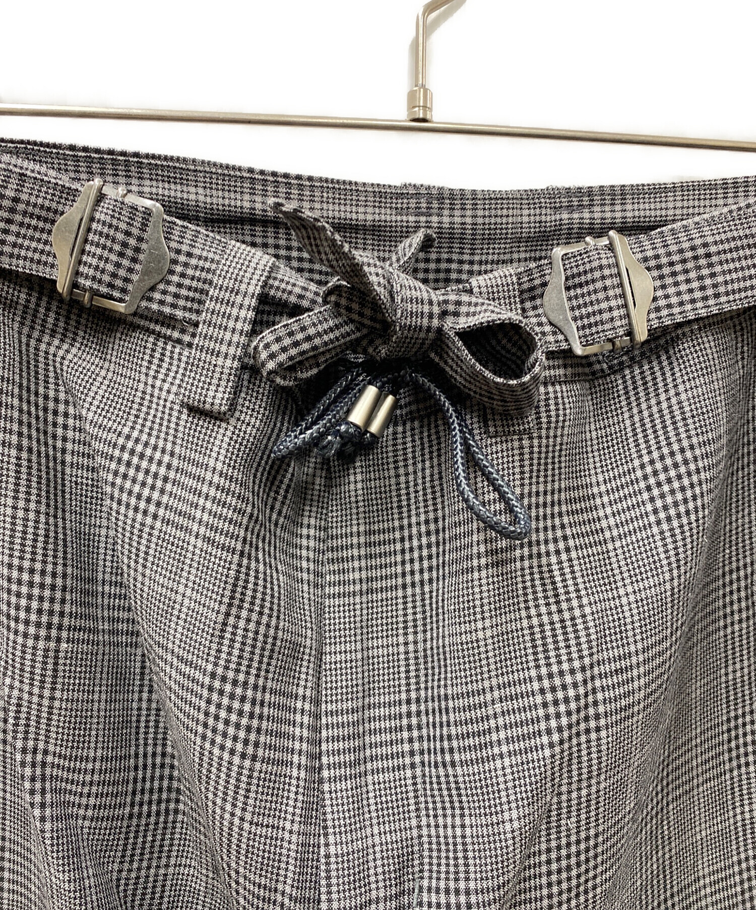 Edwina Hoerl エドウィナホール チェックパンツ ワイドパンツ