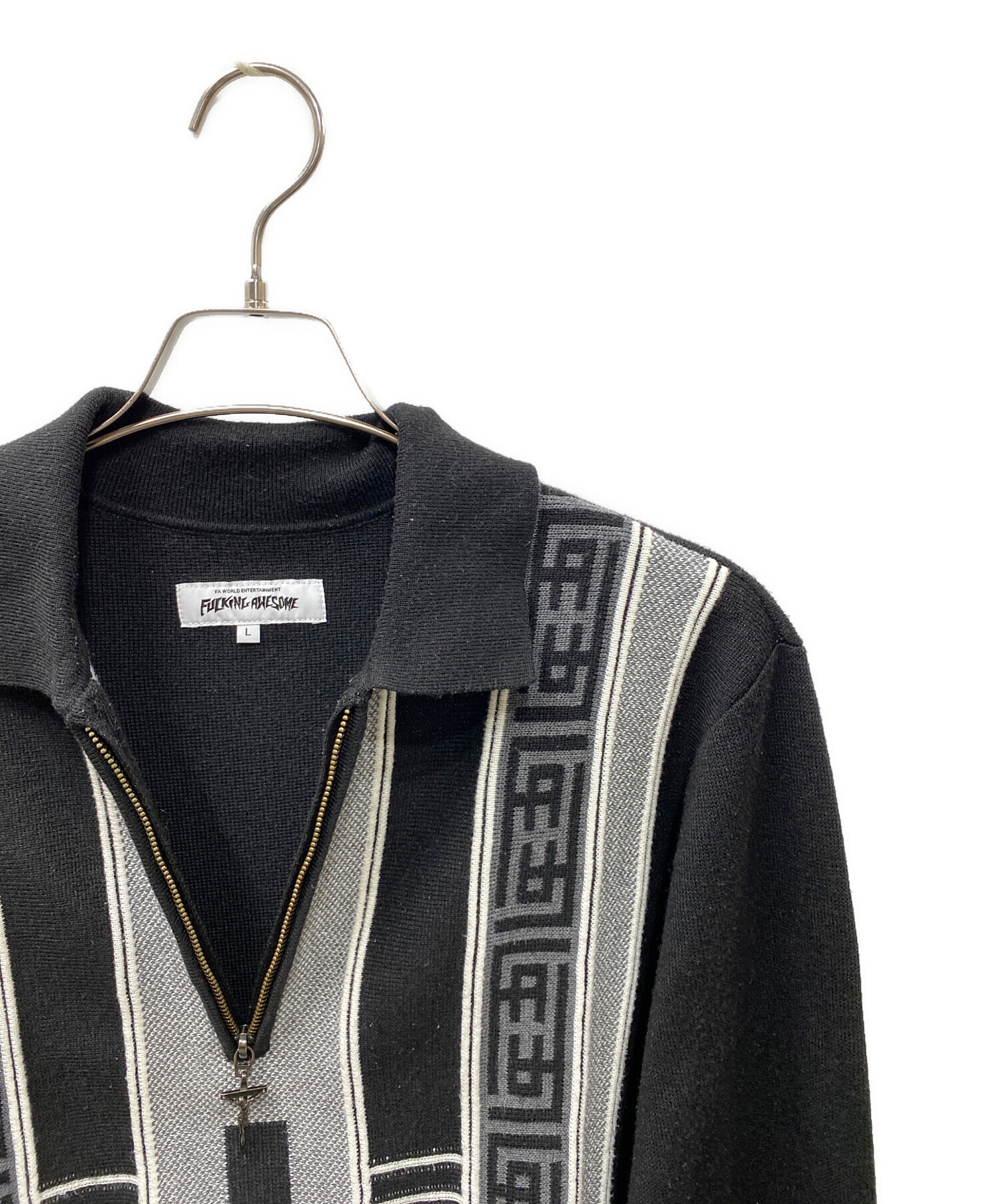 Fucking awesome ニットポロ　ハーフジップセーター Fucking awesome ニットポロ ハーフジップセーター Fucking Awesome