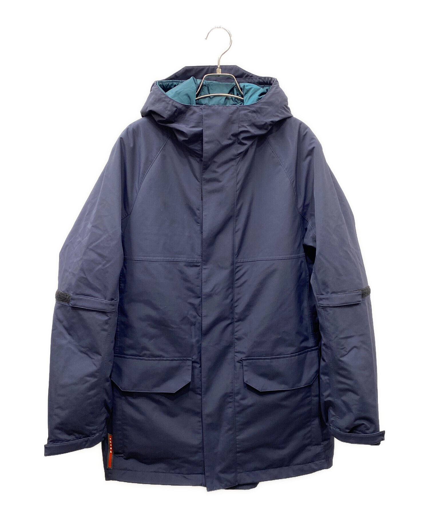 プラダ　テーラードジャケット　古着　ジャケット　ネイビー PRADA - 美品 プラダ スポーツ PRADA SPORT ジャケット テーラード