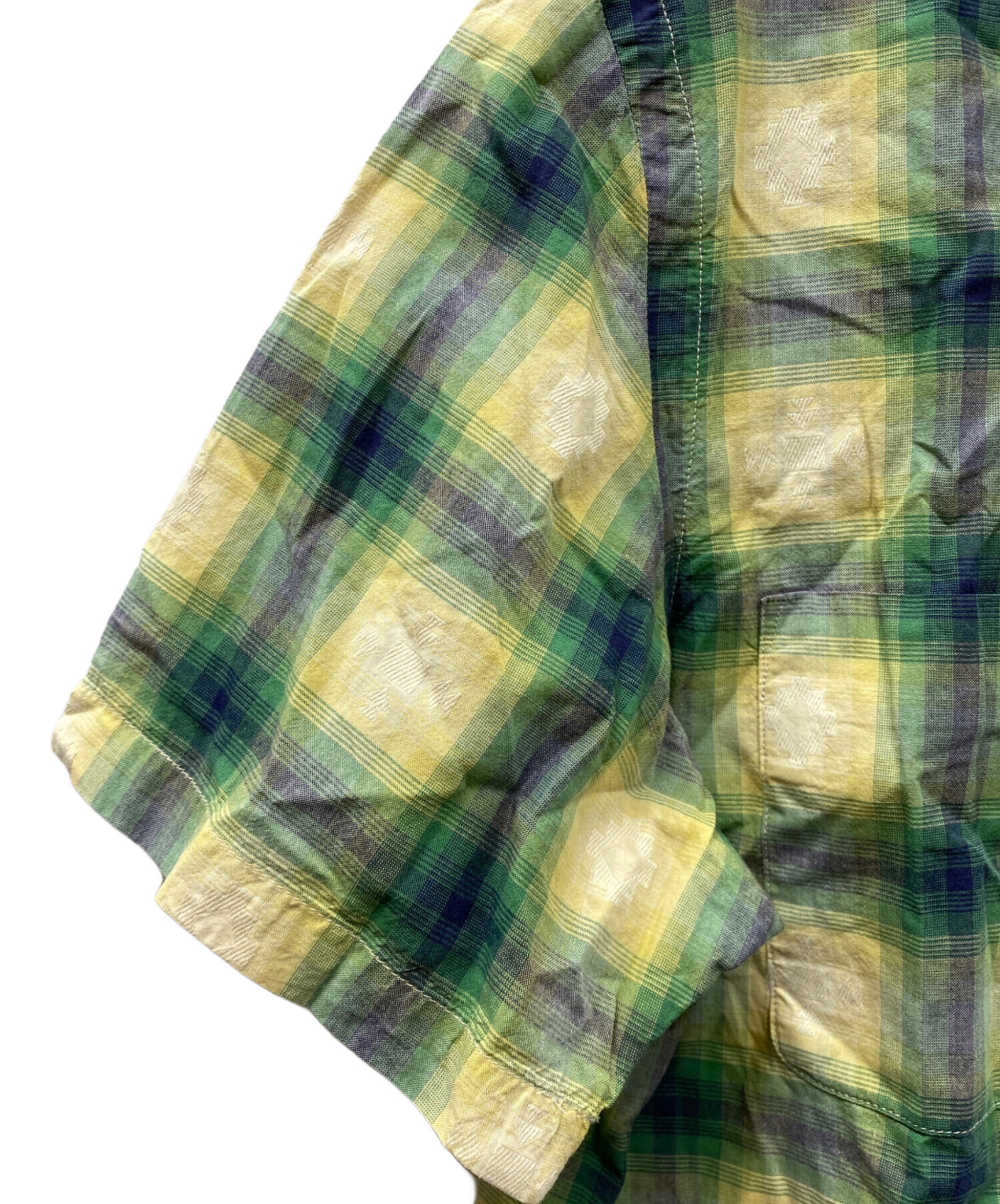 中古・古着通販】RRL (ダブルアールエル) オンブレチェックオープン 