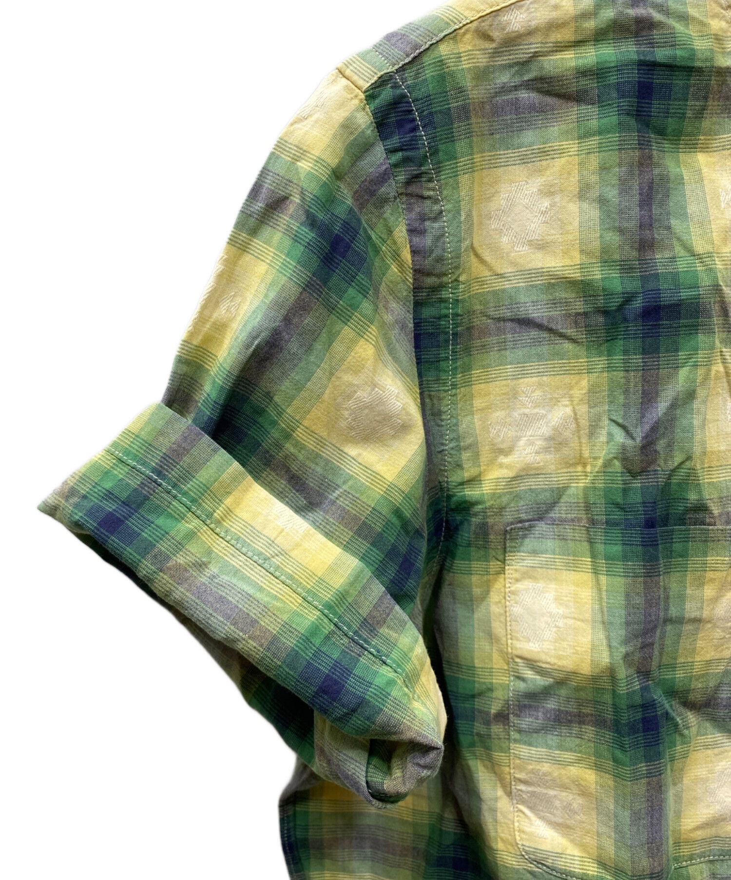 中古・古着通販】RRL (ダブルアールエル) オンブレチェックオープン 