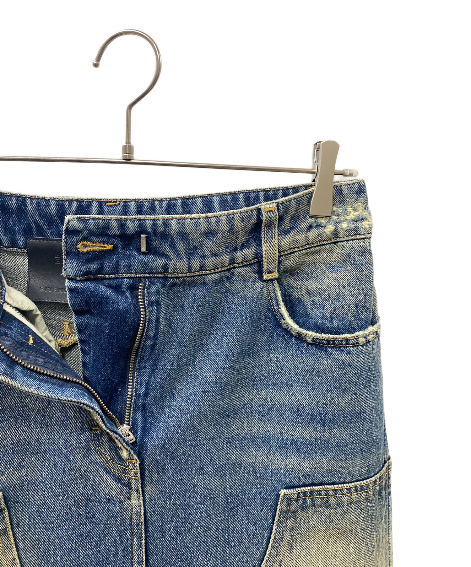 中古・古着通販】GIVENCHY (ジバンシィ) Distressed-Effect A-Line