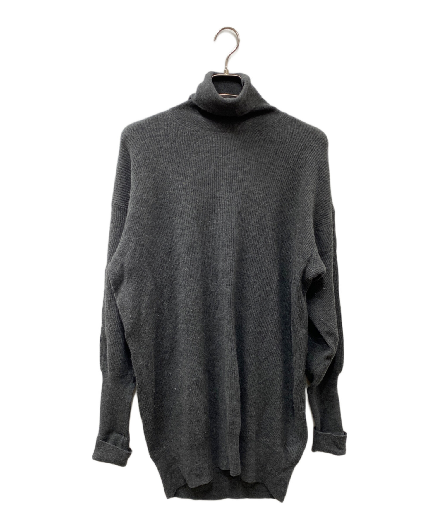 メゾン マルジェラ エルボーパッチ タートルネック ニット ワンピース