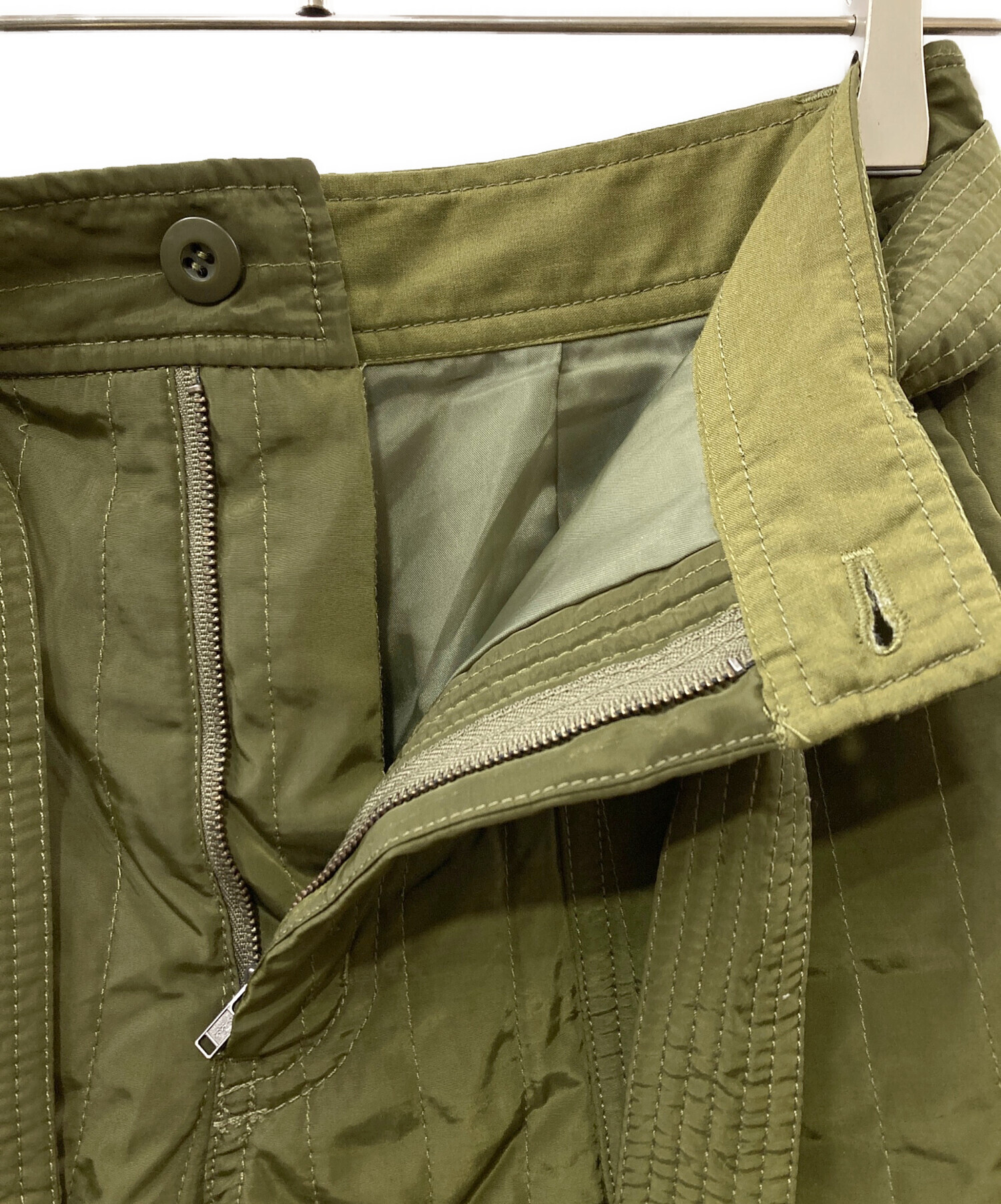 中古・古着通販】AMERI (アメリ) キルティングベルテッドパンツ