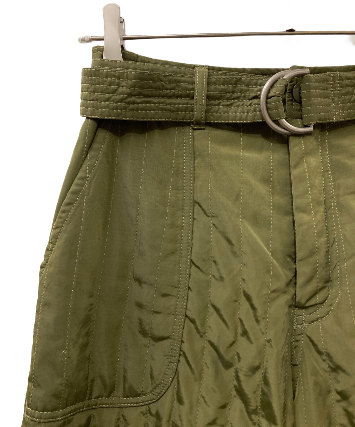 中古・古着通販】AMERI (アメリ) キルティングベルテッドパンツ