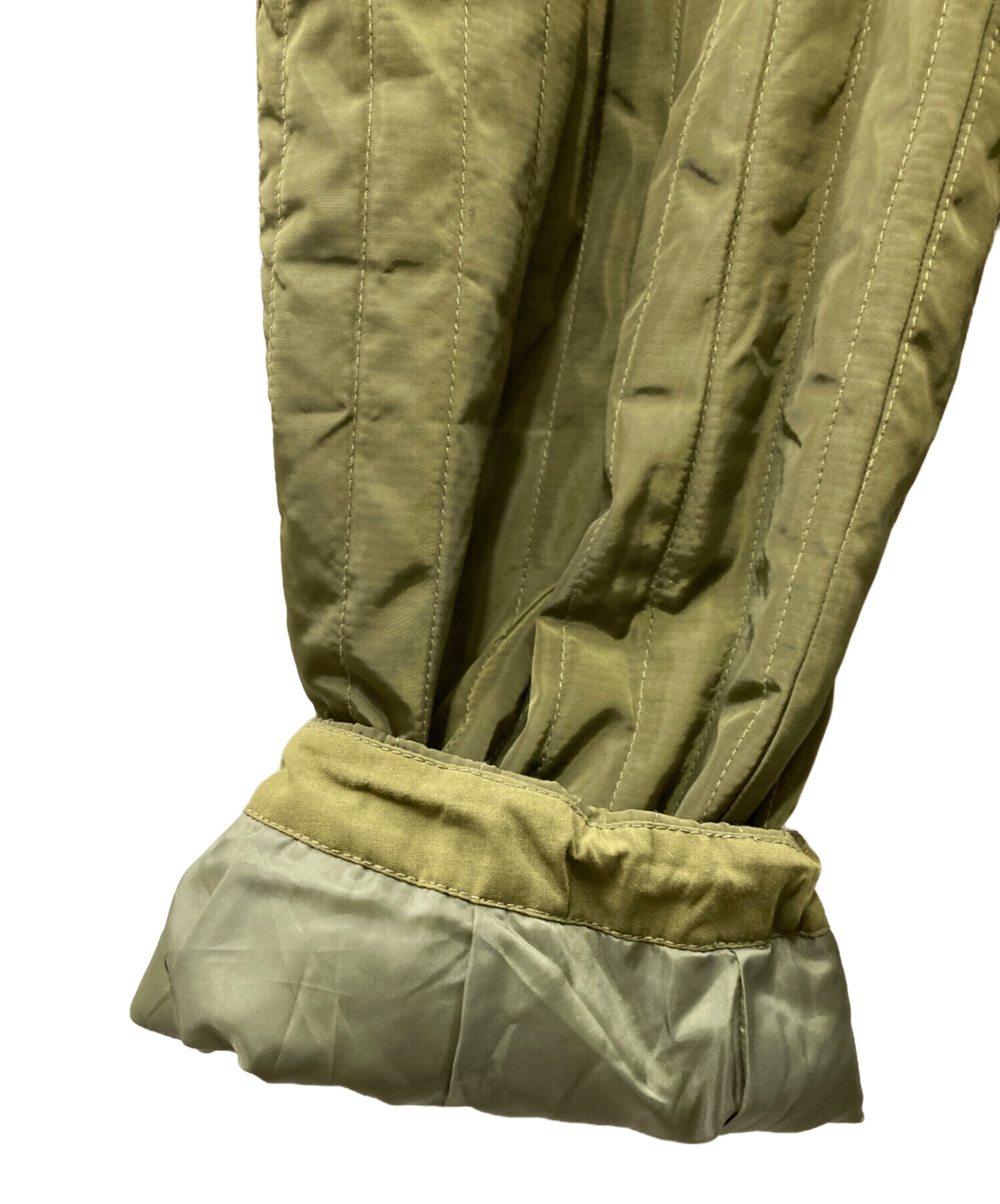 ameri キルティングパンツ 中古・古着通販】AMERI (アメリ) キルティングベルテッドパンツ