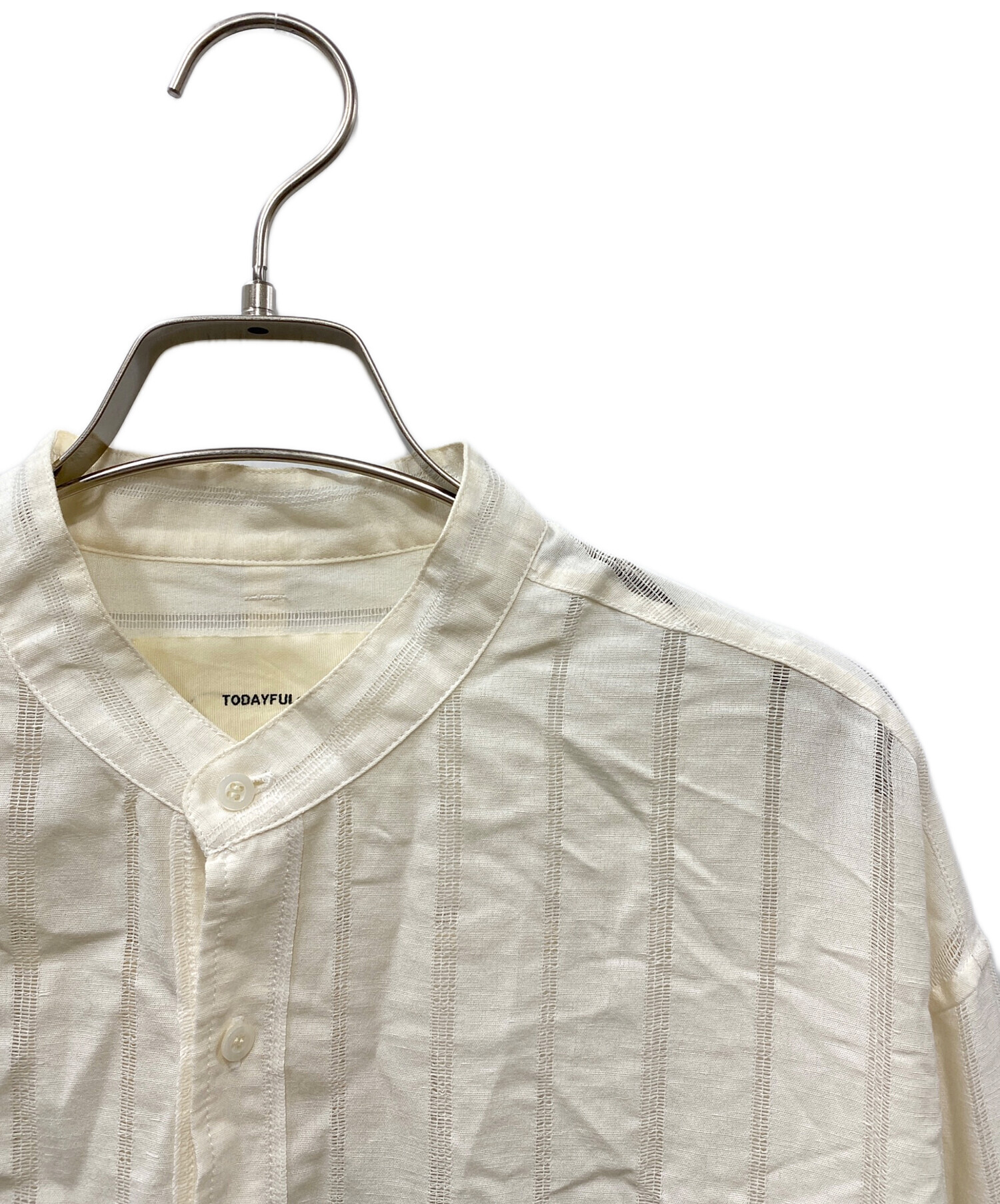 中古・古着通販】TODAYFUL (トゥデイフル) Sheerstripe Over Shirts 