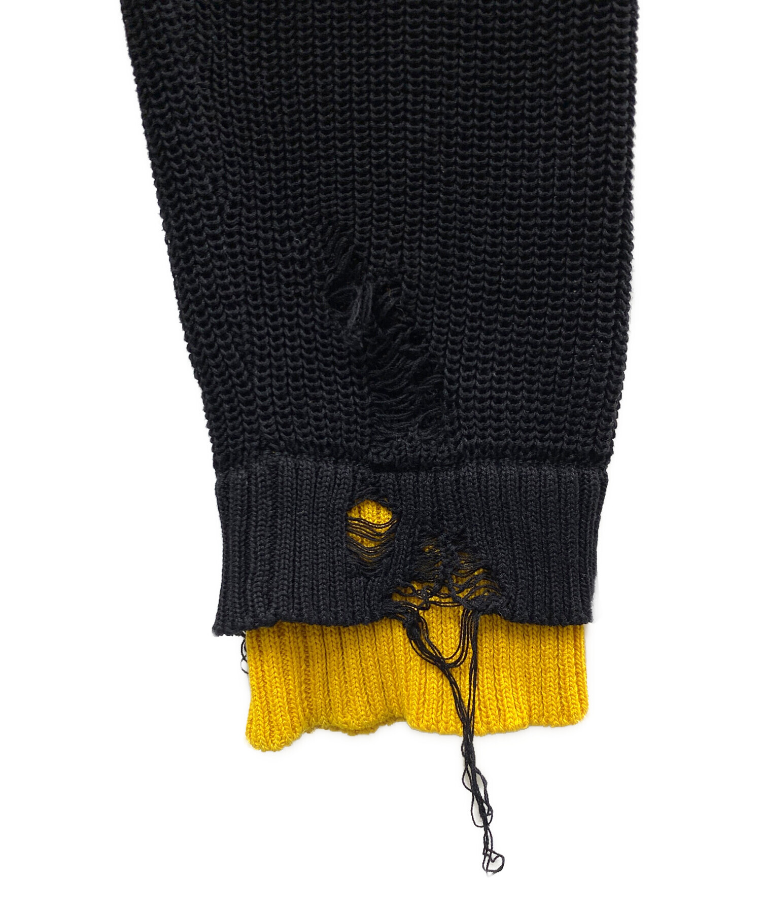 希少品　未使用　ミハラヤスヒロ　レイヤードニットブーツ　archive 希少品 未使用 ミハラヤスヒロ レイヤードニットブーツ archive Maison