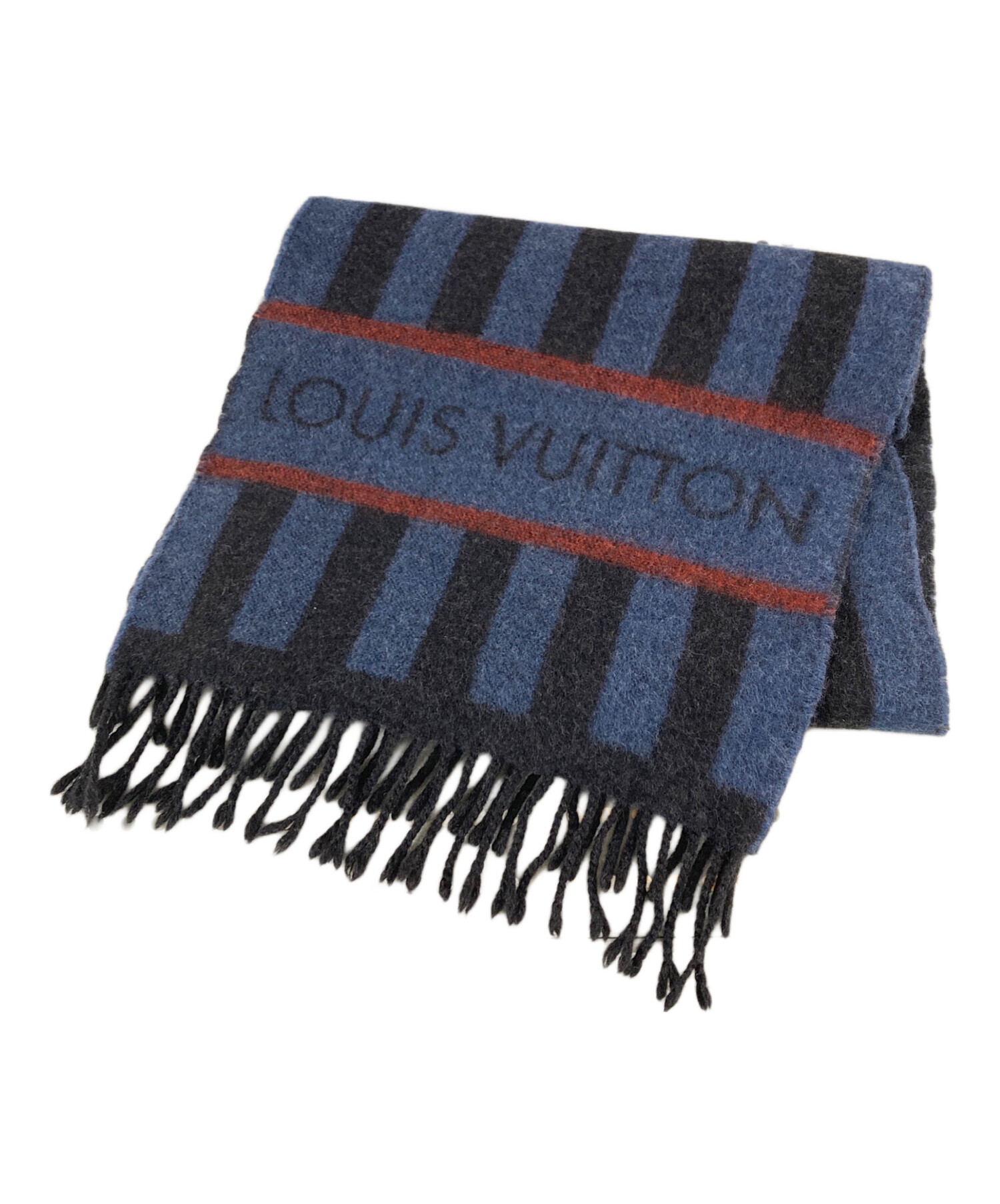 国内正規品 英国製 ルイ・ヴィトン アンゴラ混 エシャルプ バルーン マフラー 中古・古着通販】LOUIS VUITTON (ルイ ヴィトン) 英国製 エシャルプ