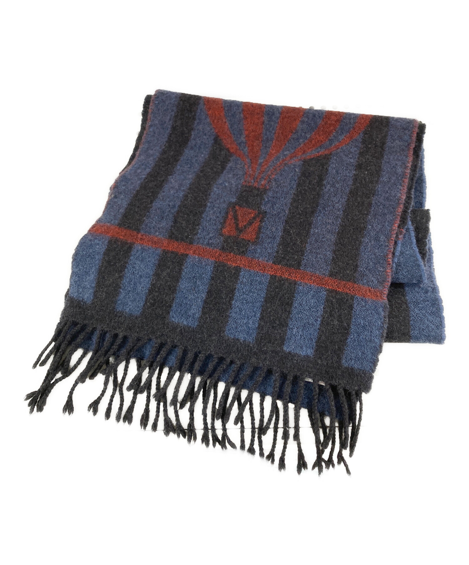 K045 美品 ルイ・ヴィトン エシャルプ バルーン M75366 マフラー LOUIS