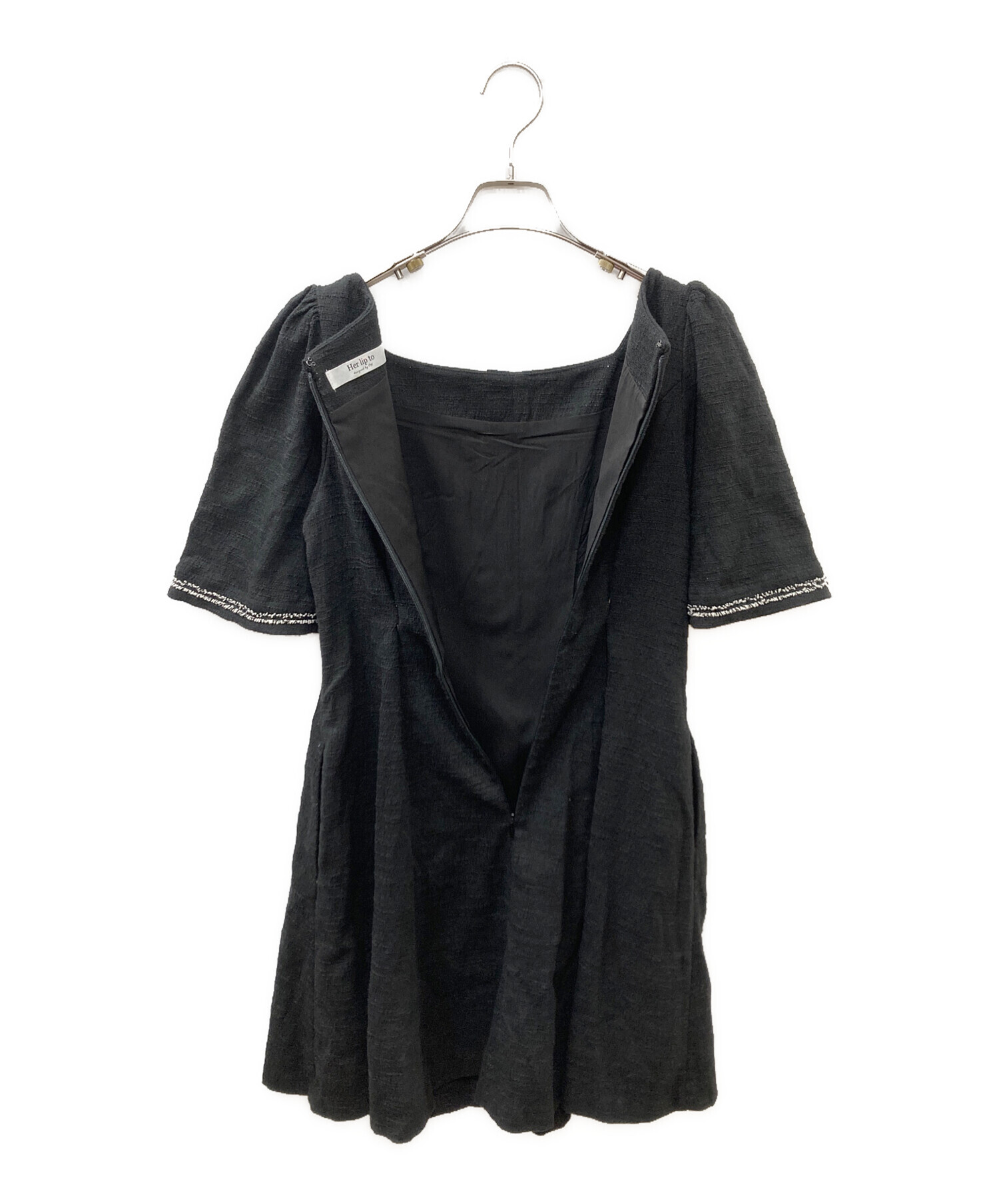 中古・古着通販】Her lip to (ハーリップトゥ) Canal Tweed Mini 中古・古着通販】Her lip to (ハーリップトゥ) Canal Tweed Mini