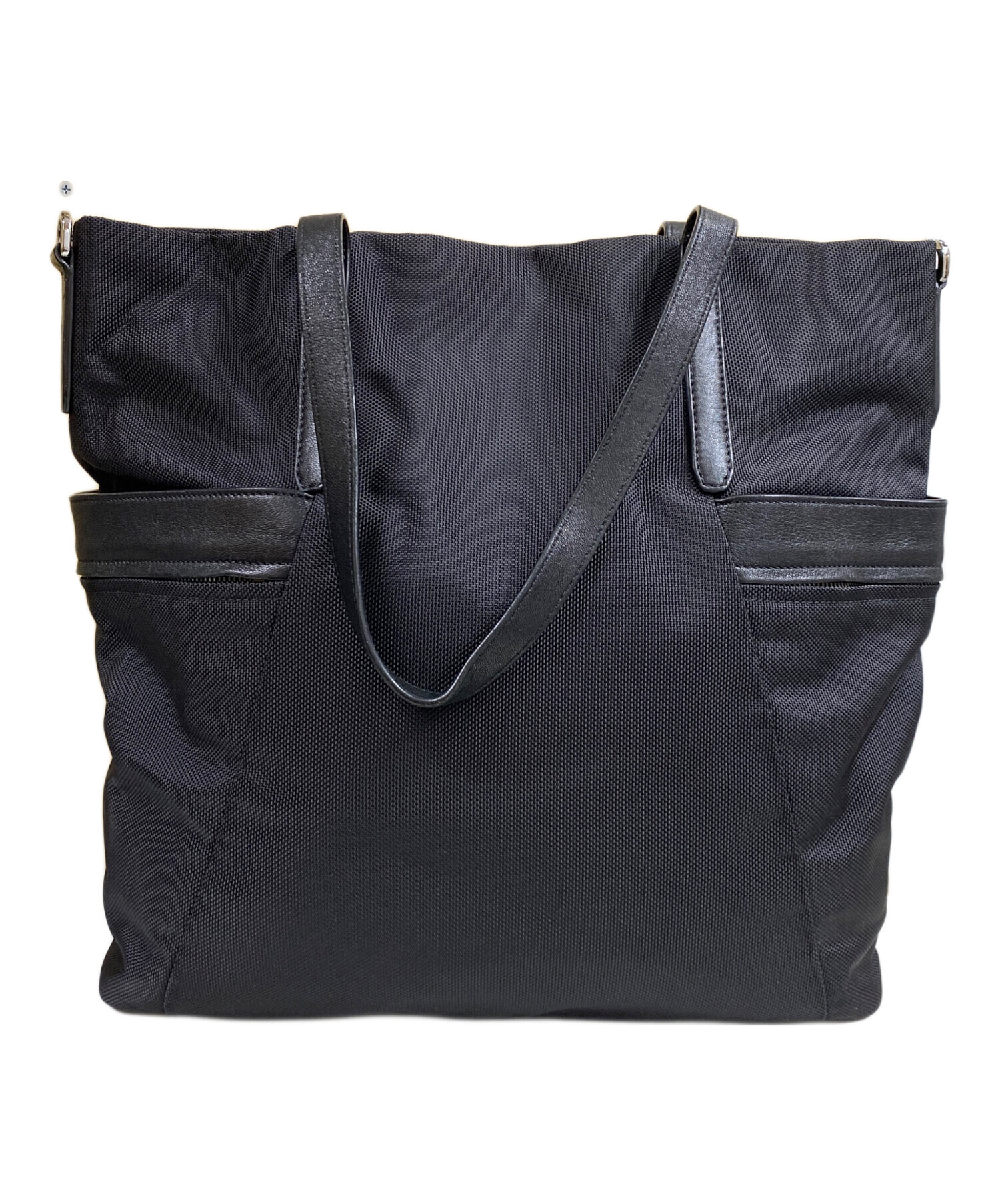 JIMMY CHOO BALFOUR BLACK レザー トートバッグ