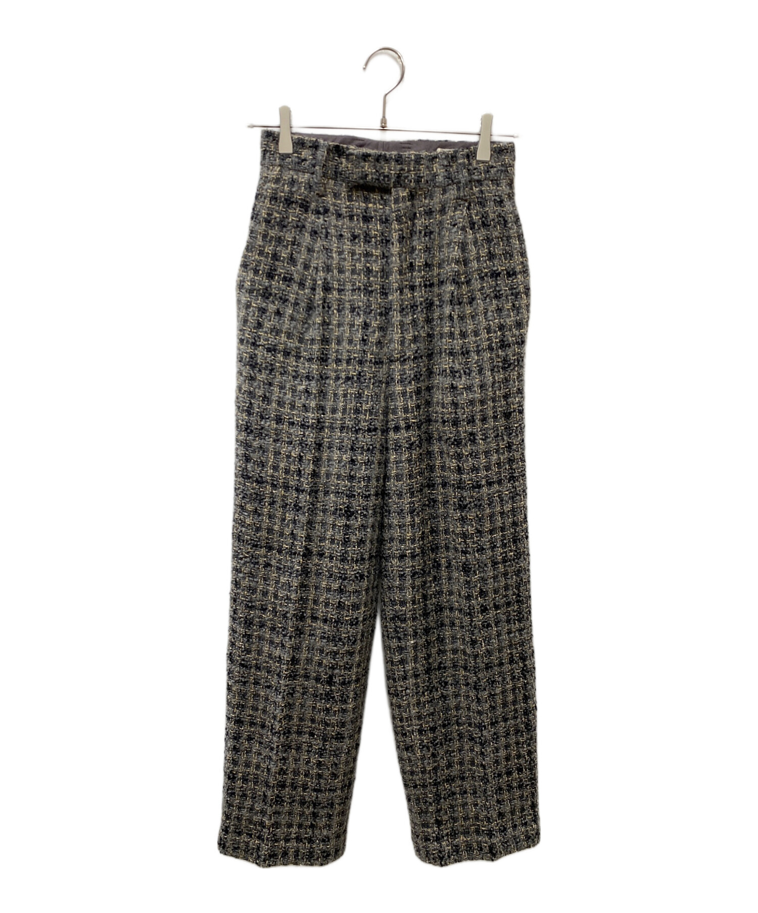 AURALEE Homespun Tweed Painter Pants HOMESPUN TWEED PAINTER PANTS