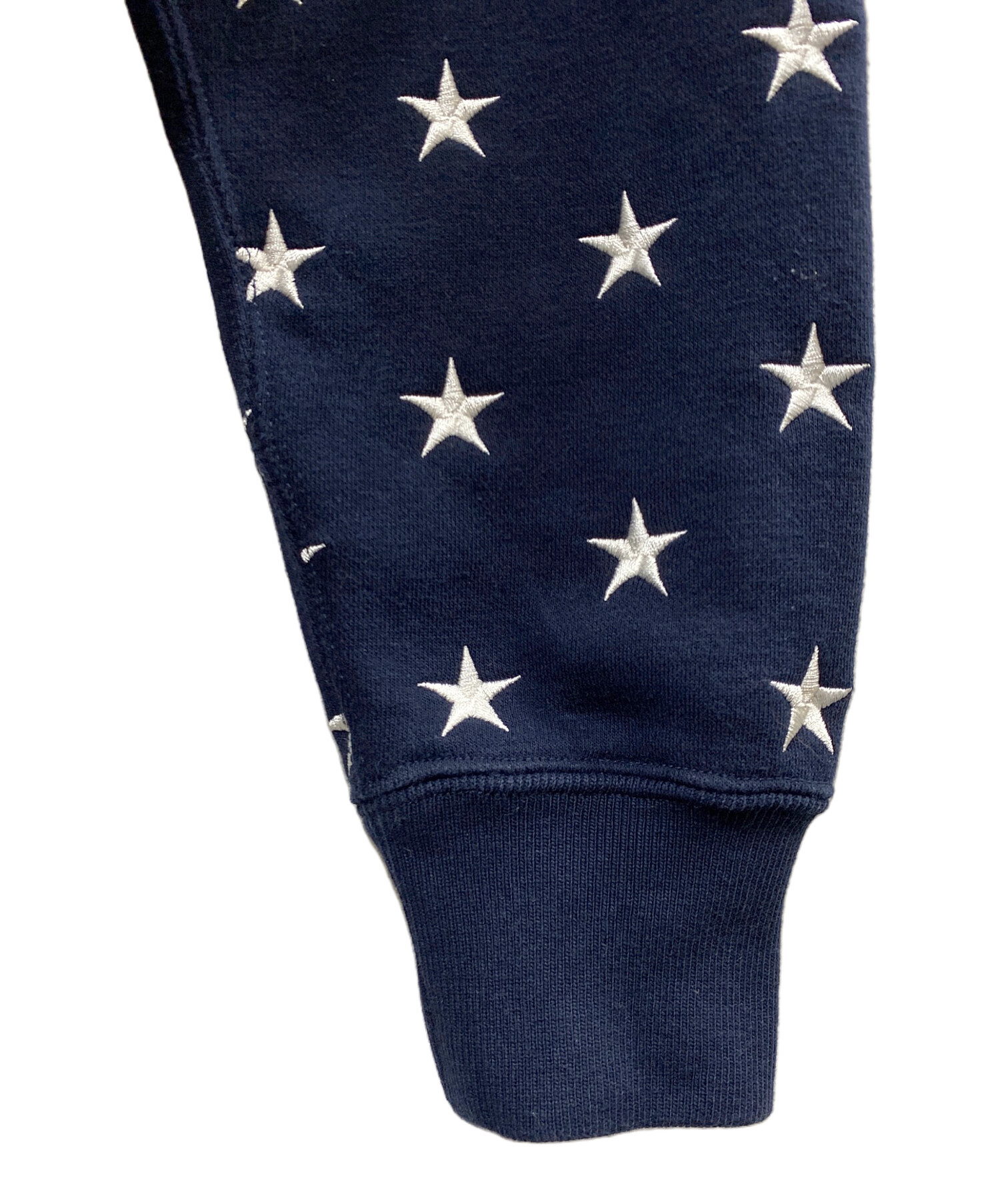 FCRB STAR APPLIQUE TEAM CREWNECK ネイビー S即 FCRB STAR APPLIQUE 