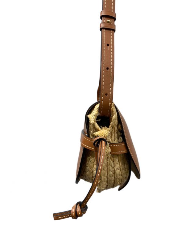 中古・古着通販】LOEWE (ロエベ) ゲートバッグ ミニラフィア